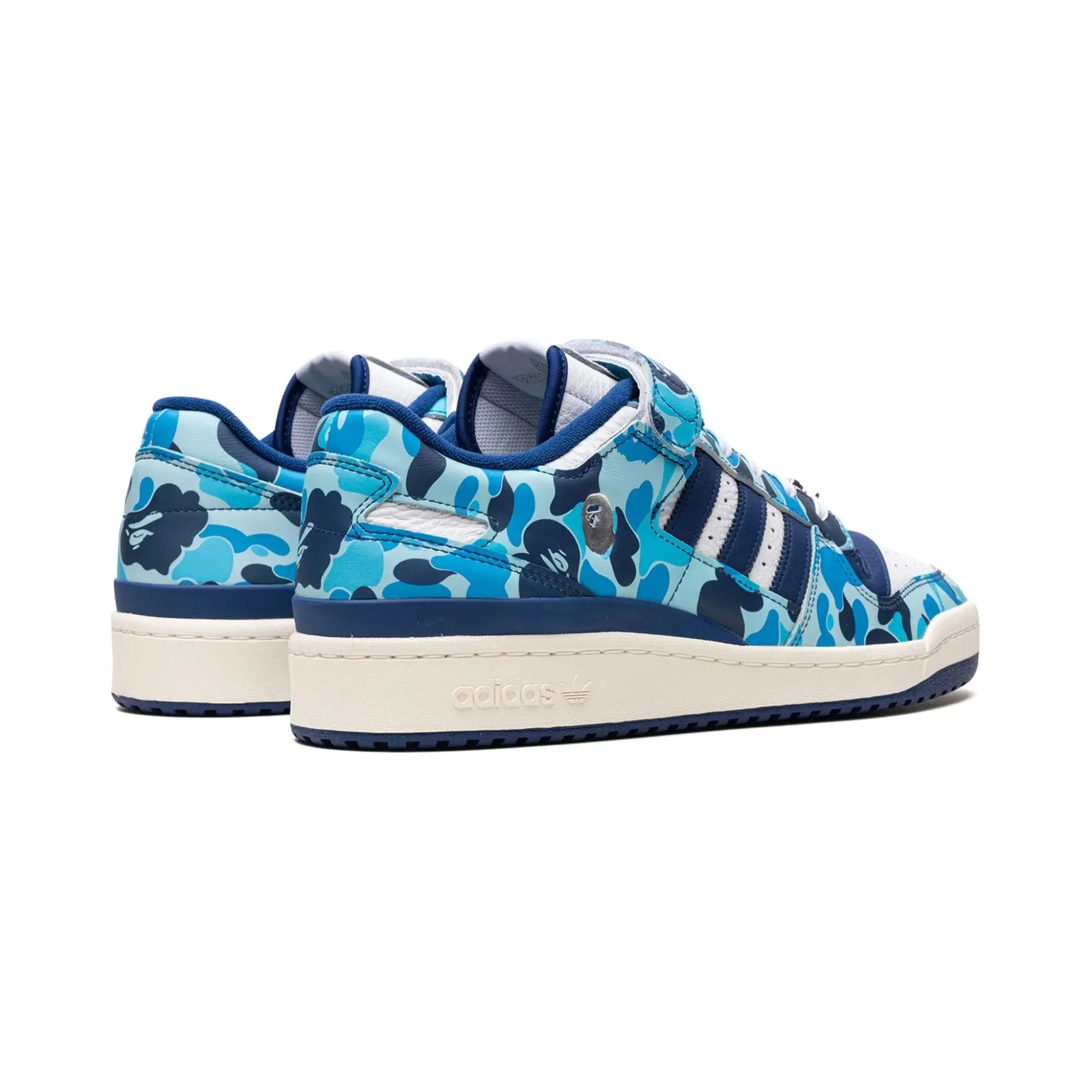 Adidas Forum 84 Low Bape "30th Anniversary Blue Camo" - street-bill.dk