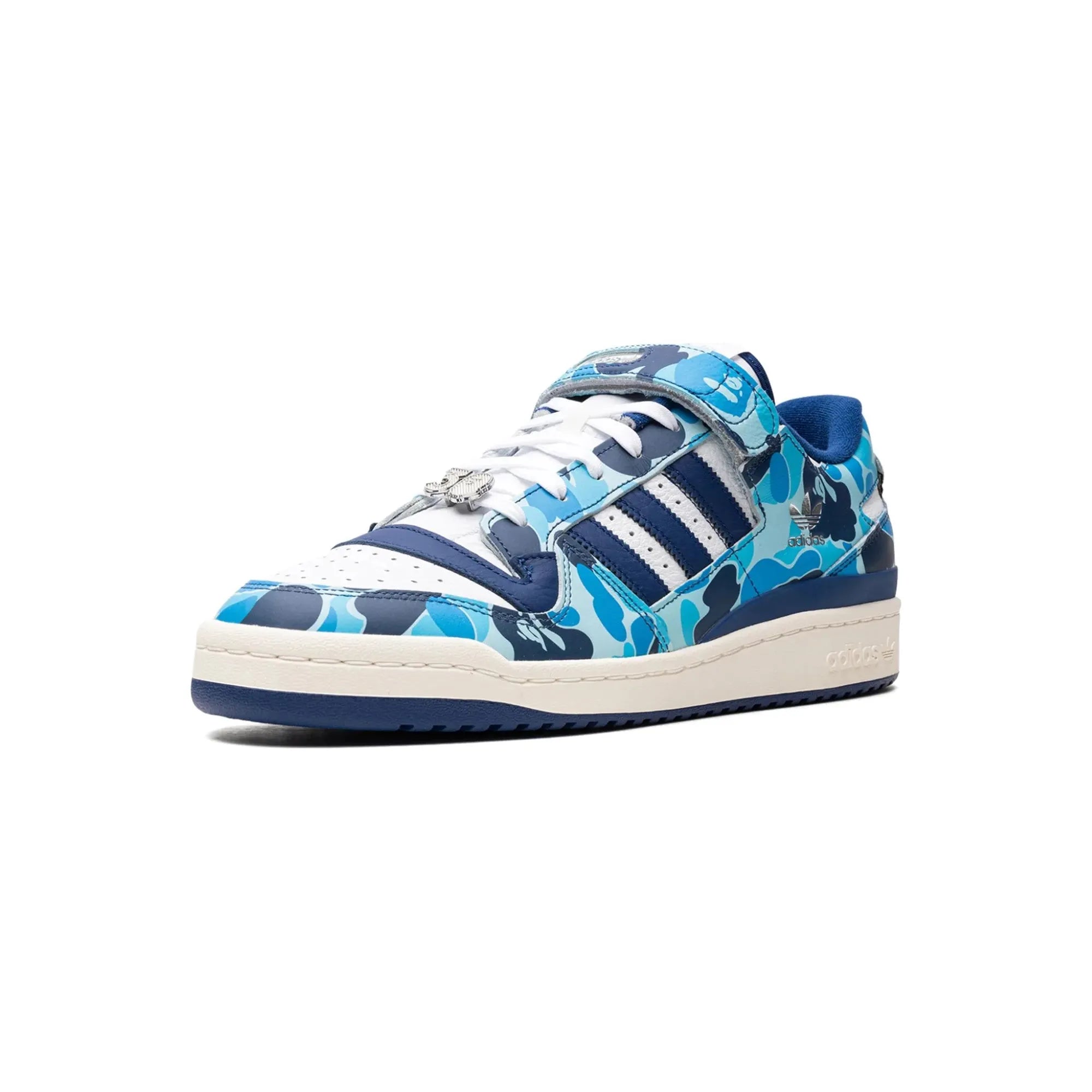 Adidas Forum 84 Low Bape "30th Anniversary Blue Camo" - street-bill.dk