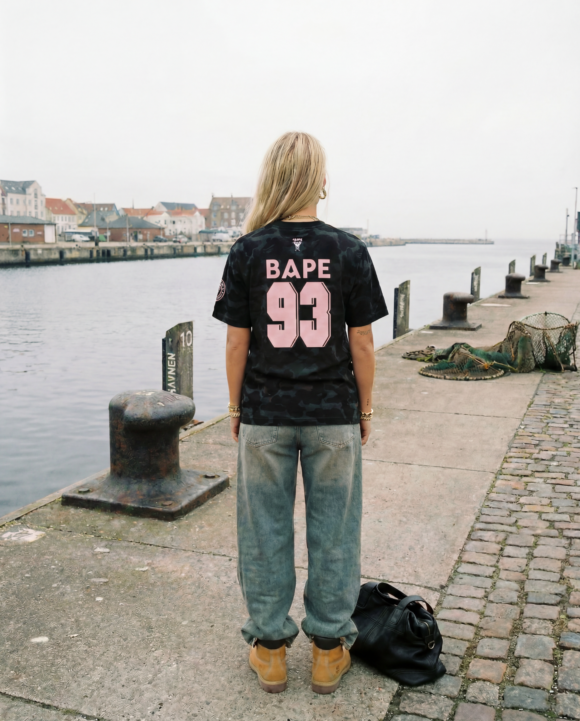 BAPE x Inter Miami CF Camo Tee Black