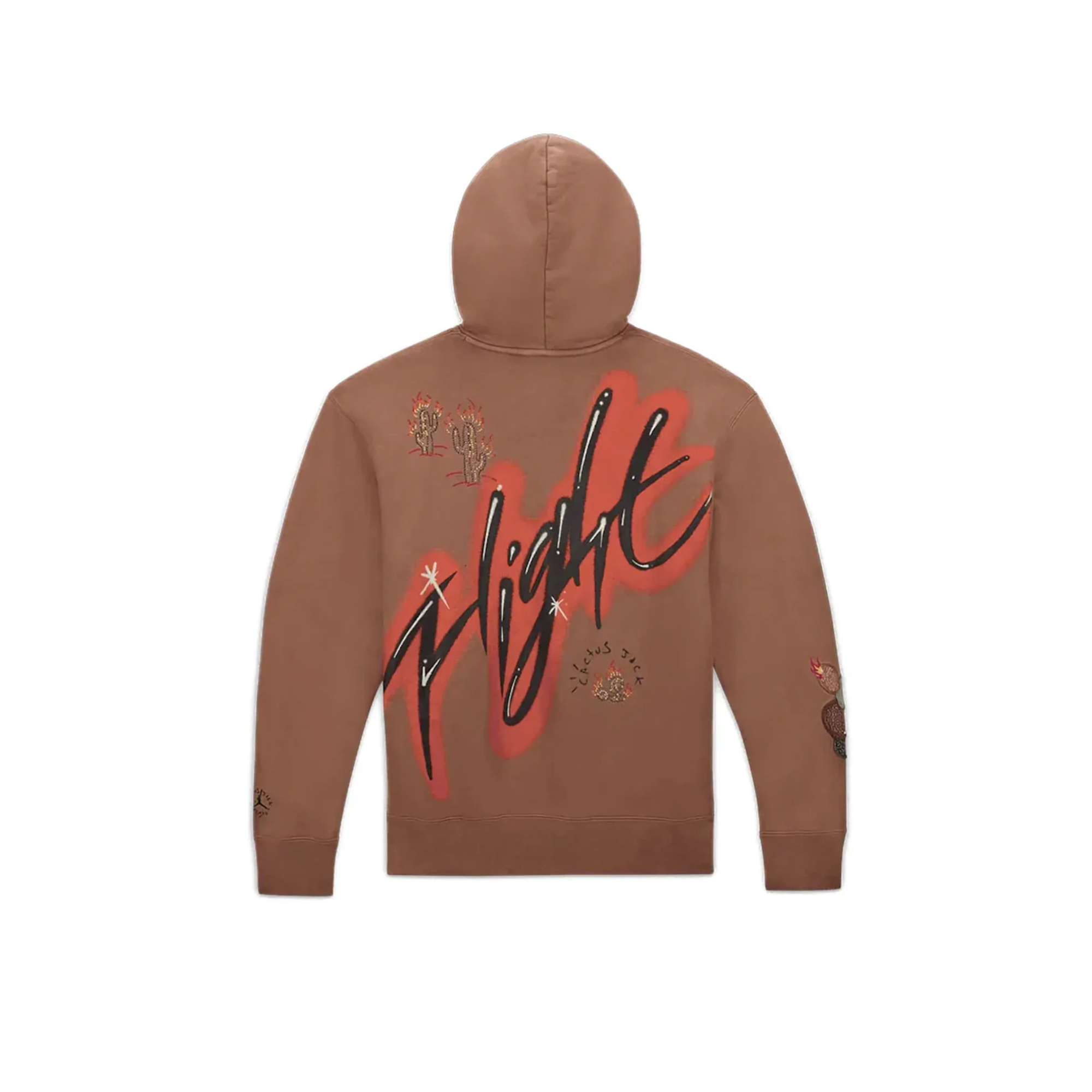 Cactus Jack hoodie brown