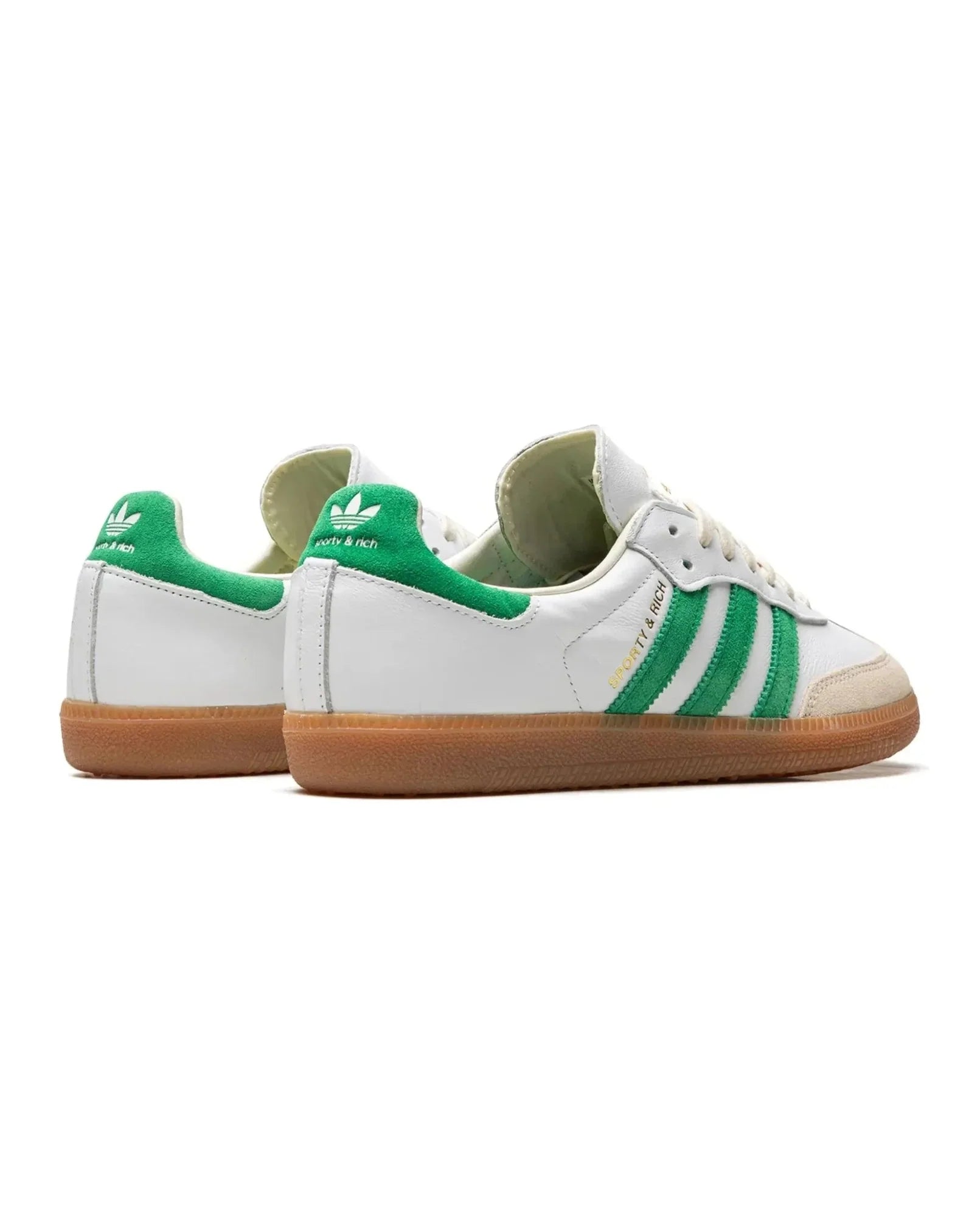 Adidas Samba "Sporty & Rich White Green" - street-bill.dk