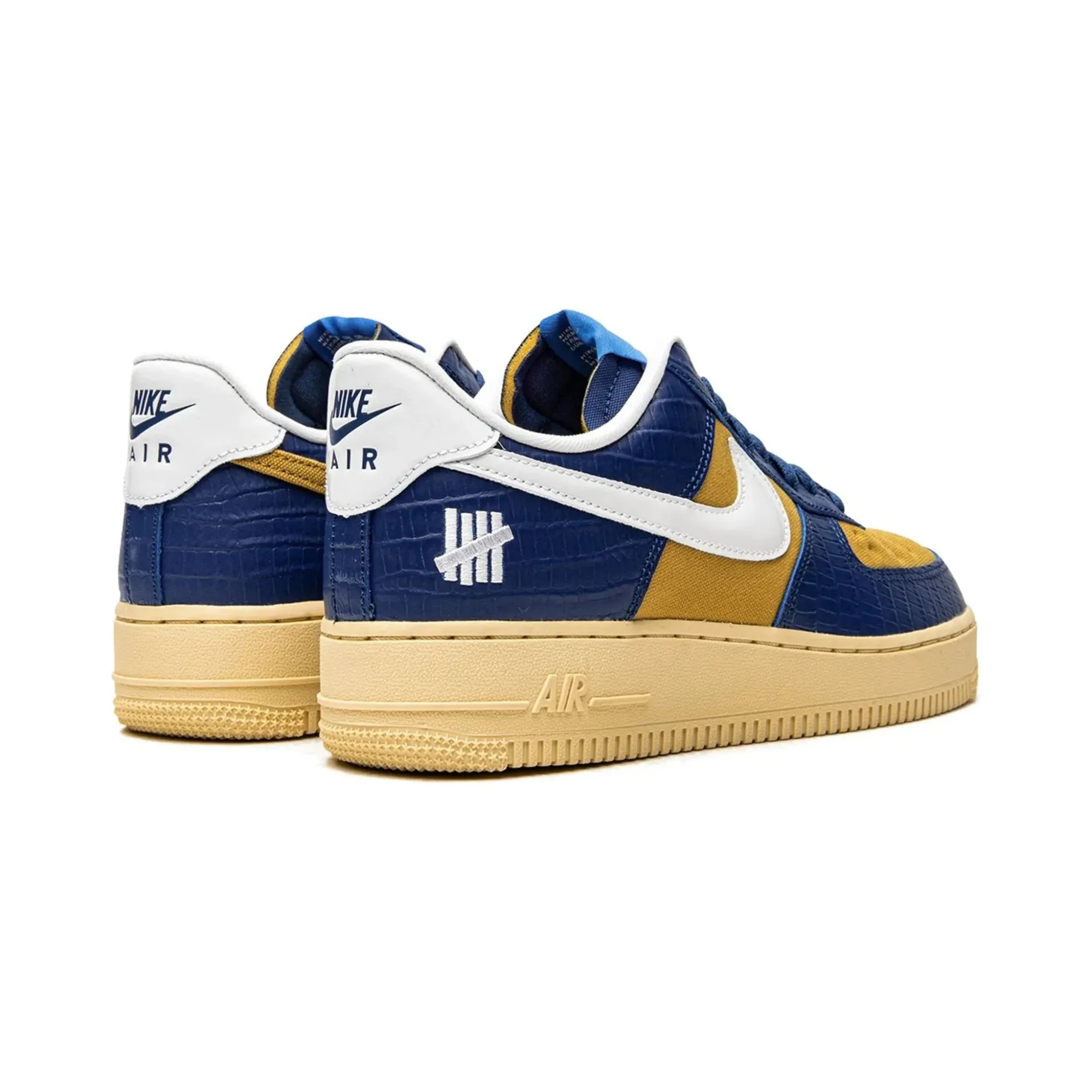Nike Air Force 1 X UNDEFEATED "5 On It Yellow Croc" - street-bill.dk
