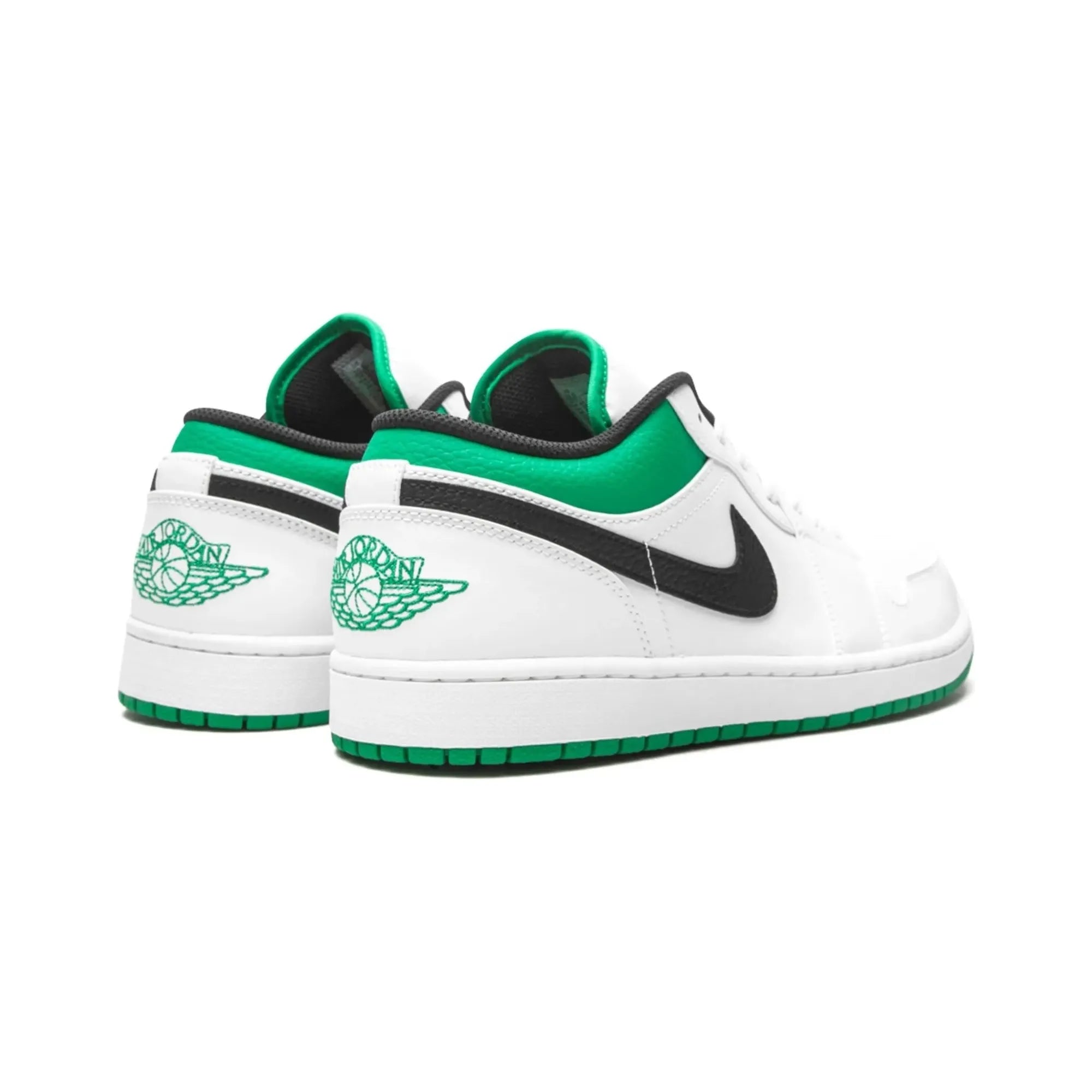 Nike Air Jordan 1 Low "White Lucky Green Black" - street-bill.dk