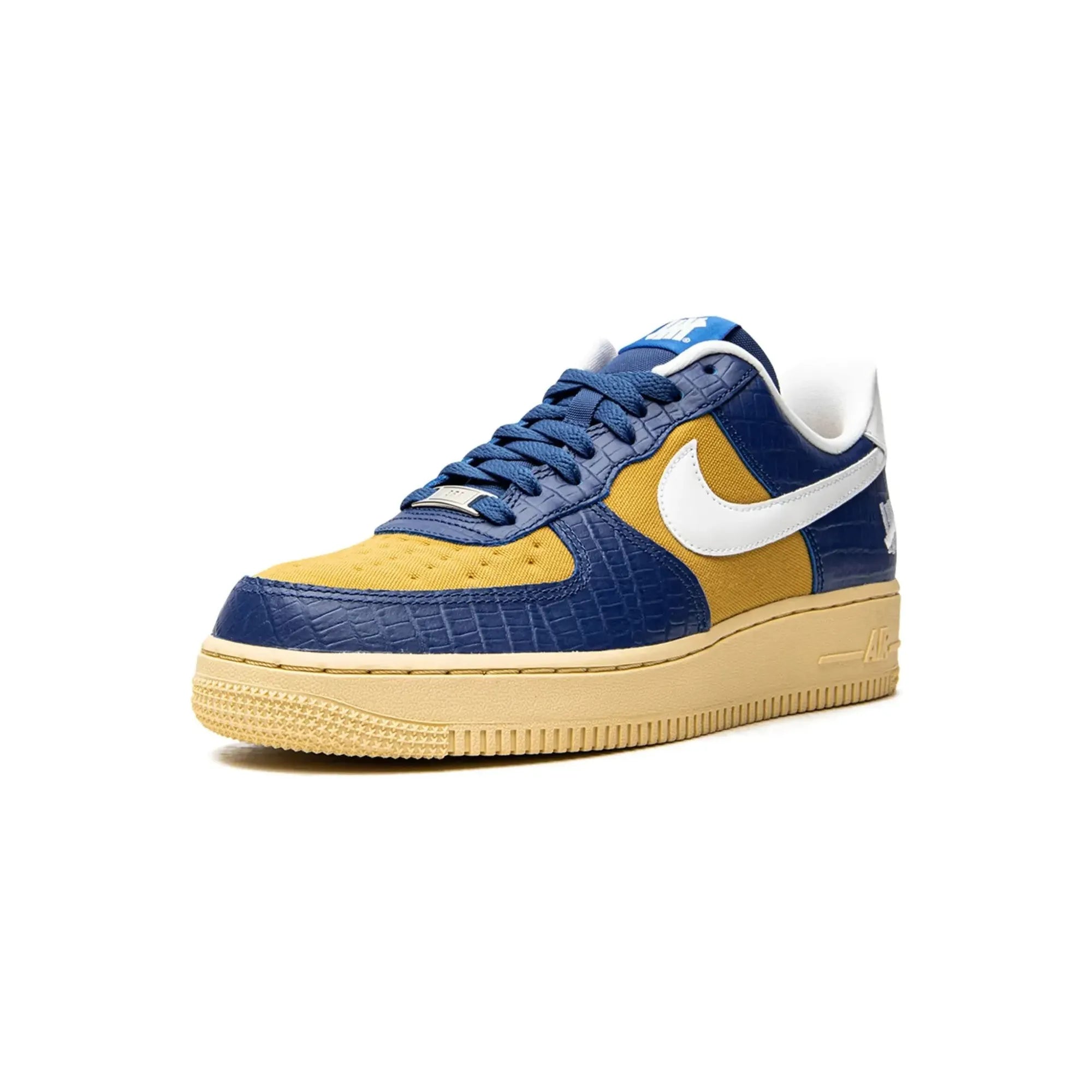Nike Air Force 1 X UNDEFEATED "5 On It Yellow Croc" - street-bill.dk