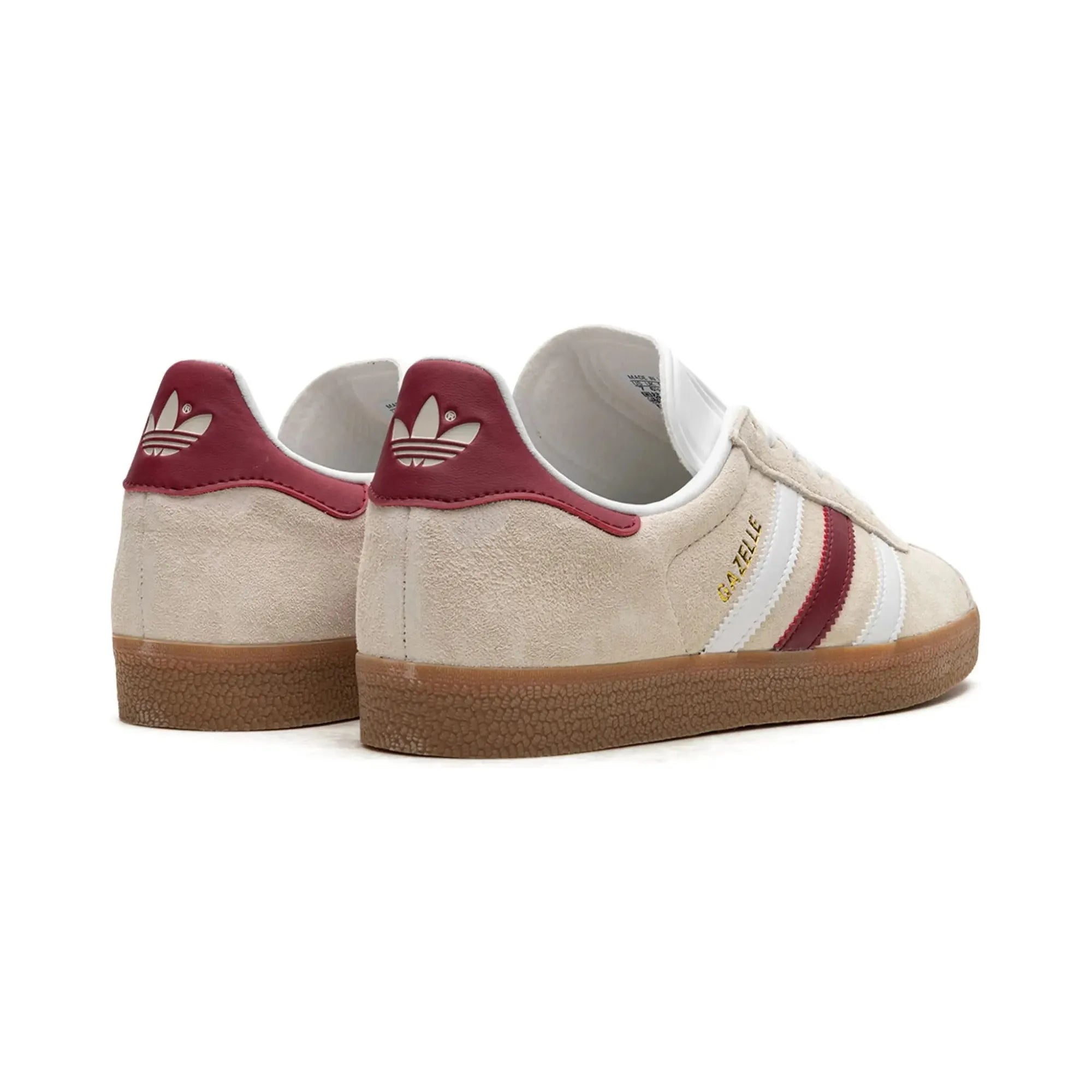 Adidas Gazelle "Aluminum Collegiate Burgundy" - street-bill.dk