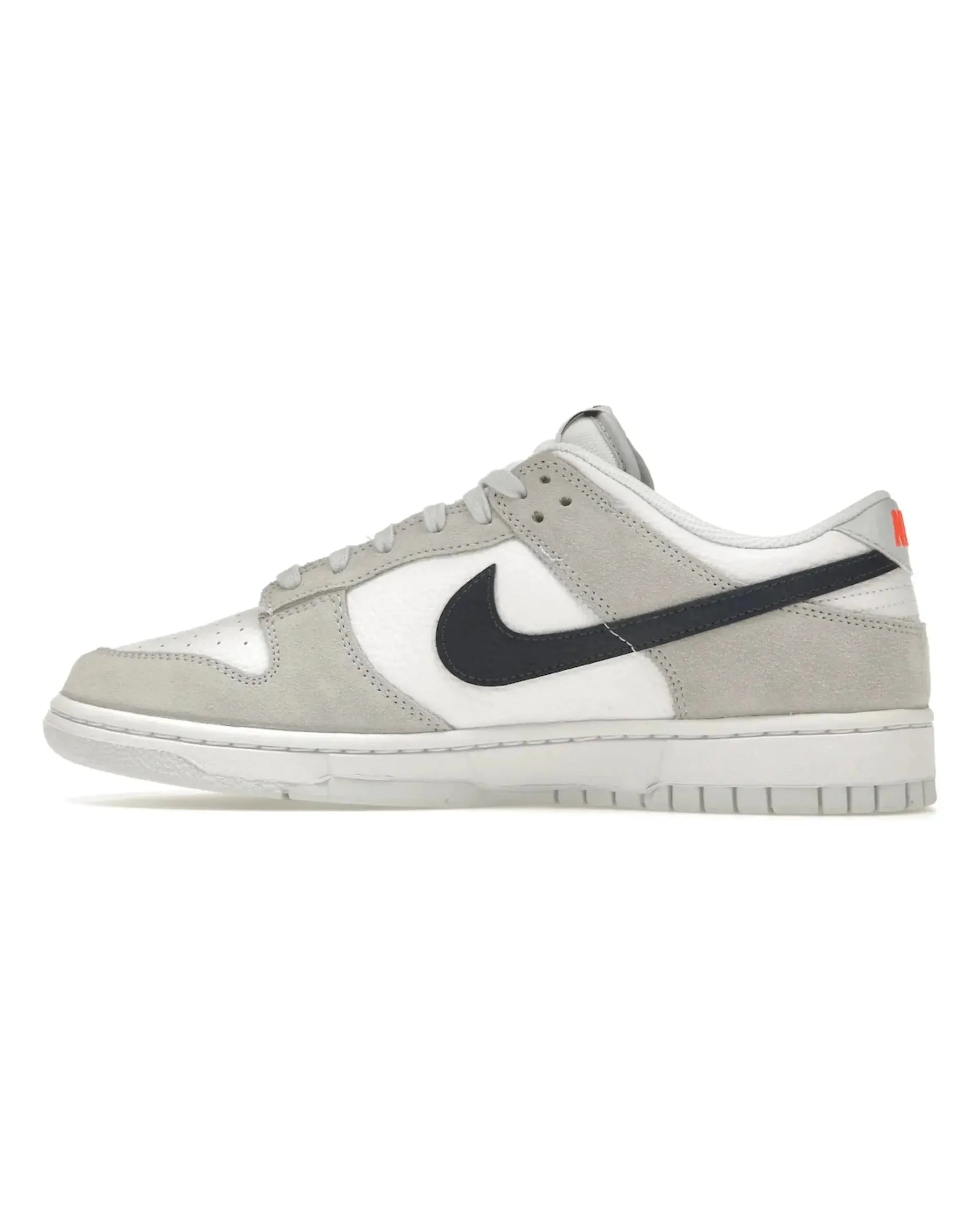 Nike Dunk Low "White Grey Navy Aqua Mini Swoosh" - street-bill.dk