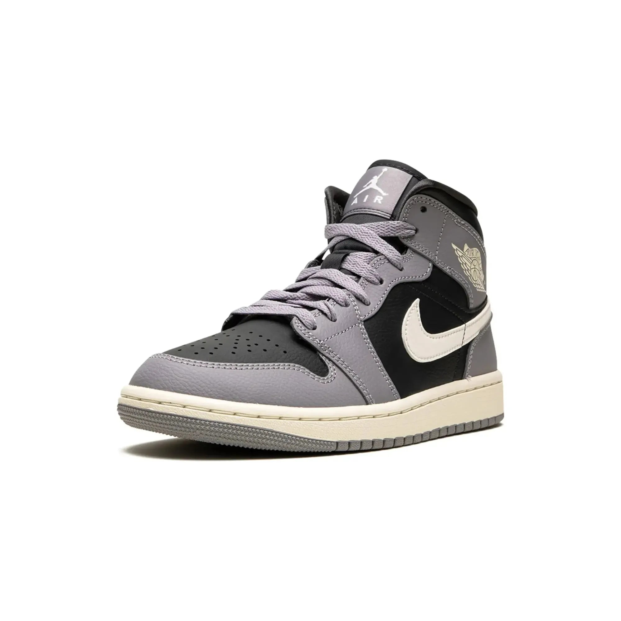 Nike Air Jordan 1 Mid "Cement Grey" - street-bill.dk