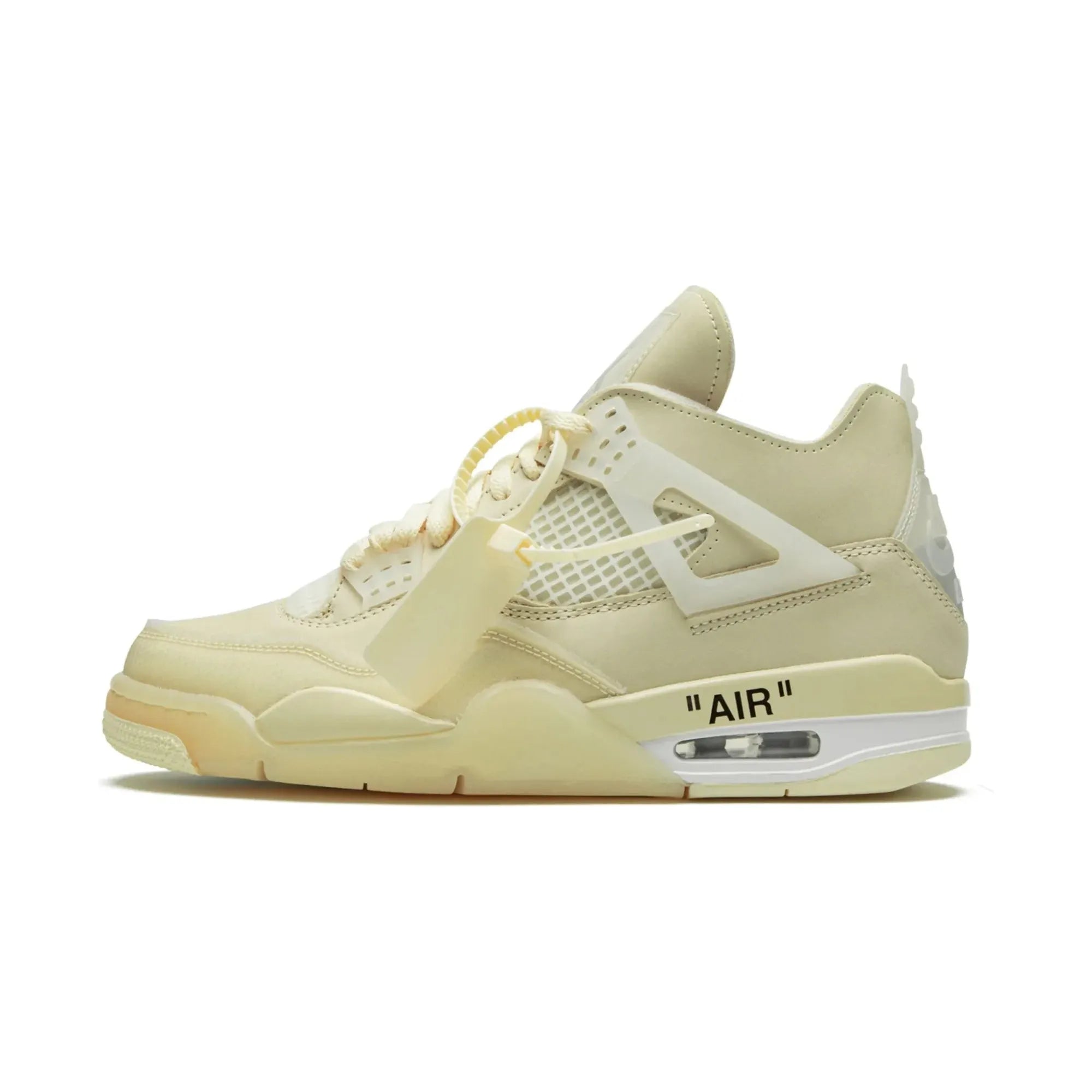 Nike Air Jordan 4 Retro X Off-White "Sail" - street-bill.dk