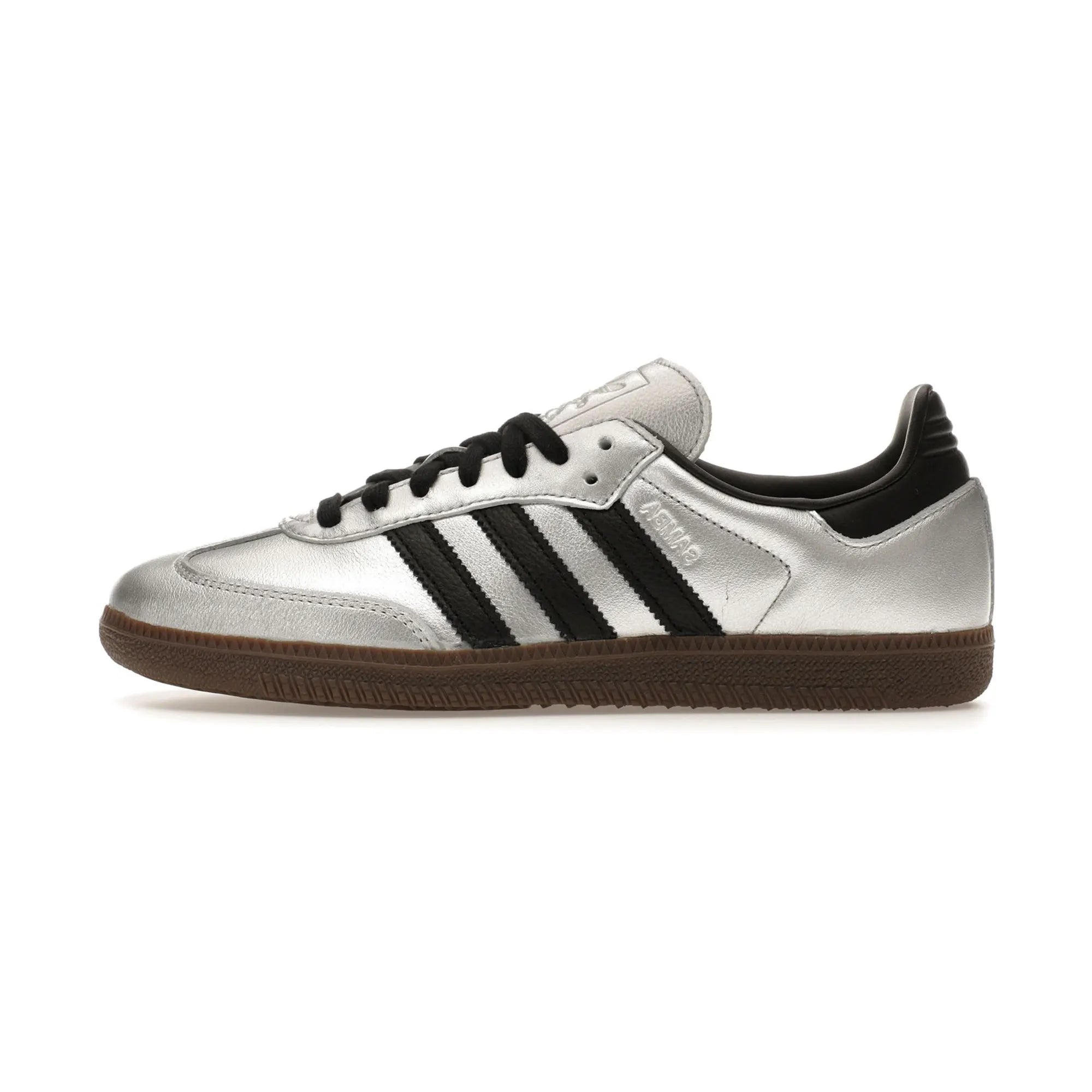 adidas Samba OG Silver Metallic Black Gum (Women's)