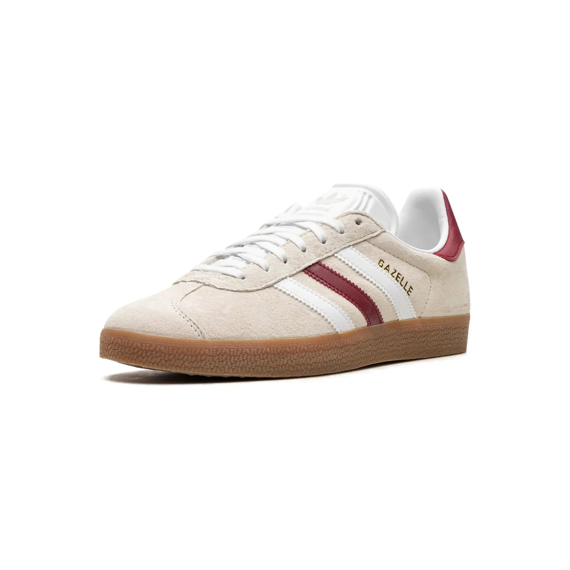 Adidas Gazelle "Aluminum Collegiate Burgundy" - street-bill.dk
