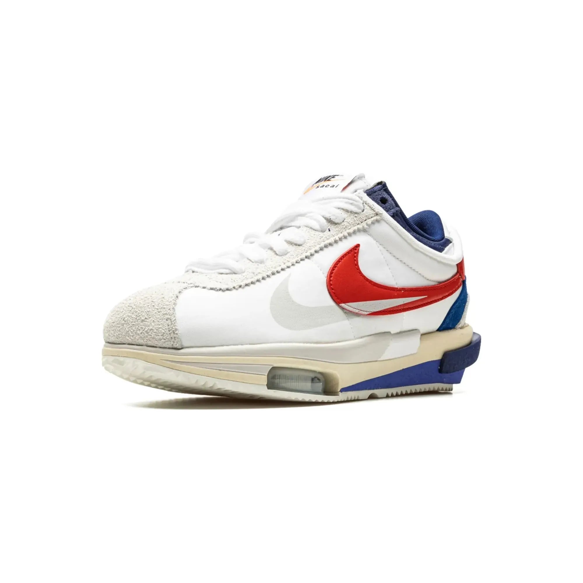Nike Zoom Cortez SP X Sacai "White University Red Blue" - street-bill.dk