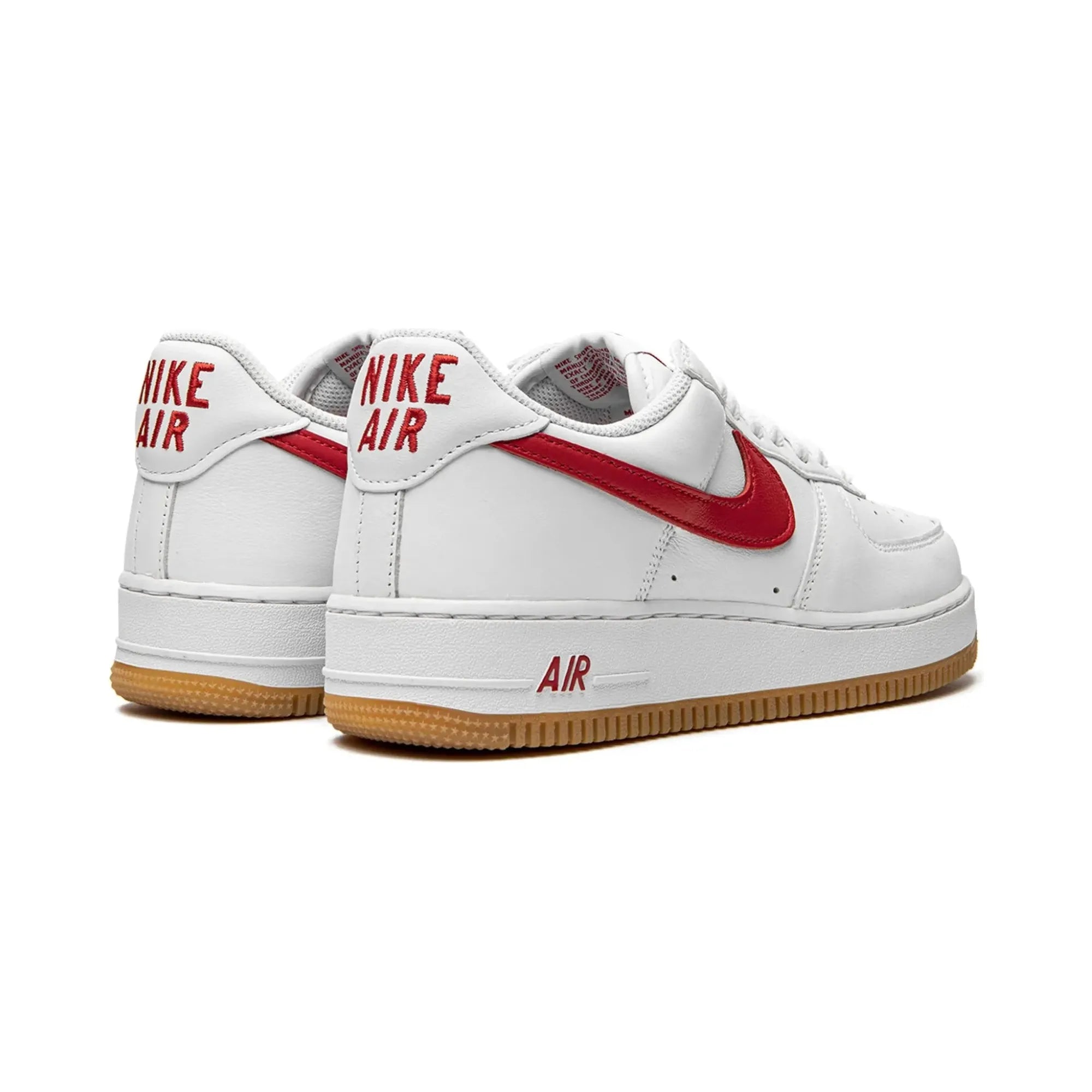 Nike Air Force 1 "Red Gum" - street-bill.dk