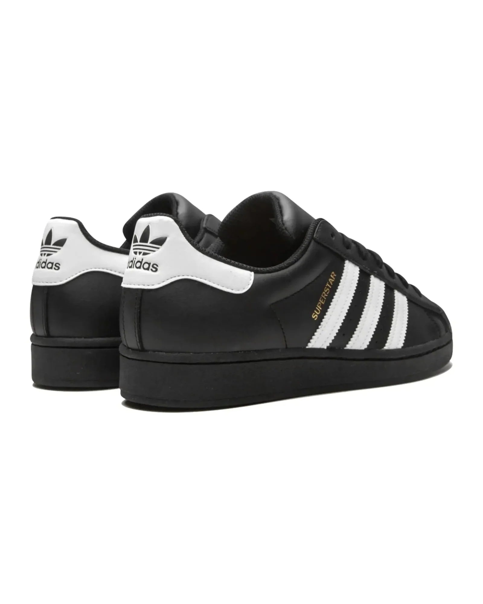 Adidas Superstar "Core Black Cloud White Gold" - street-bill.dk