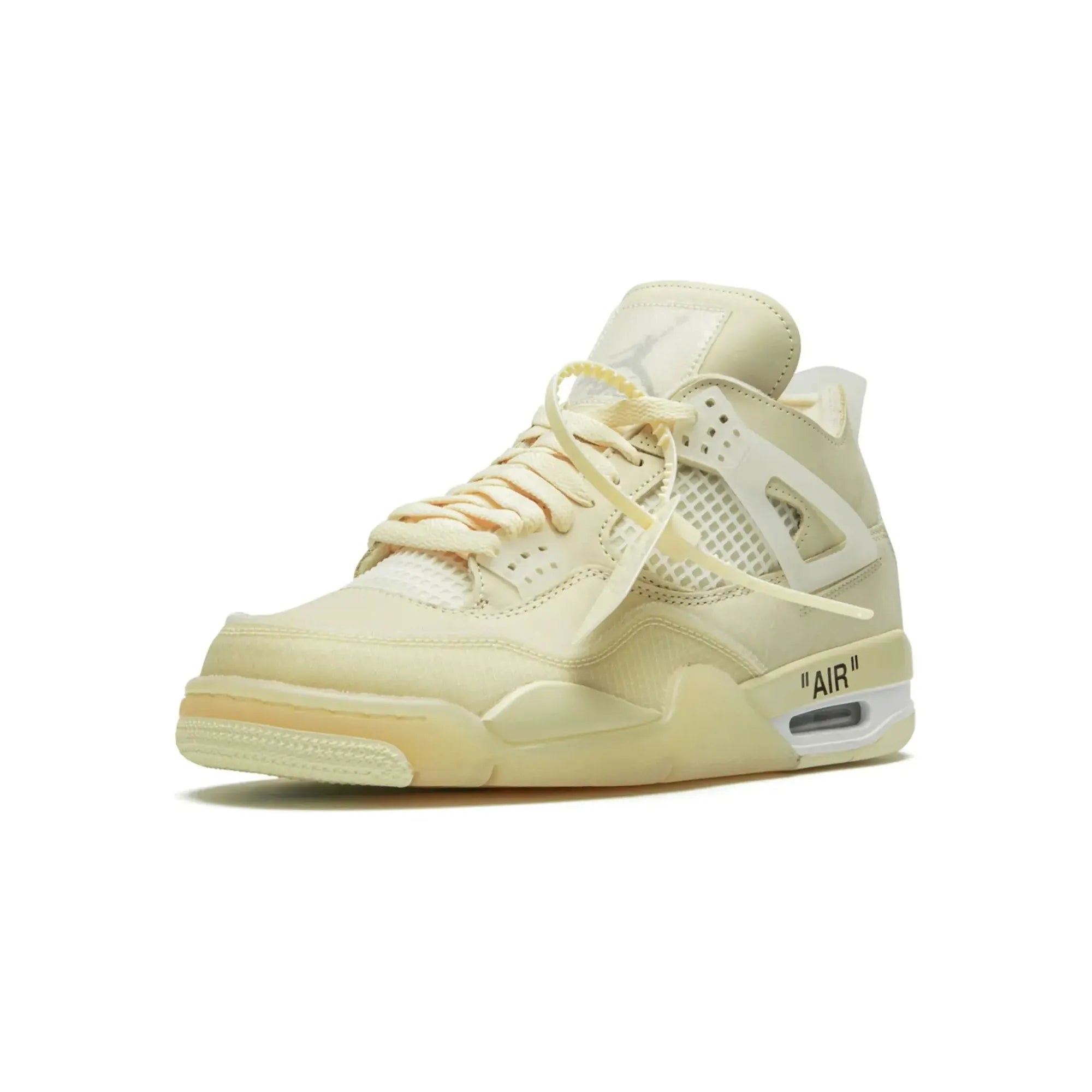 Nike Air Jordan 4 Retro X Off-White "Sail" - street-bill.dk
