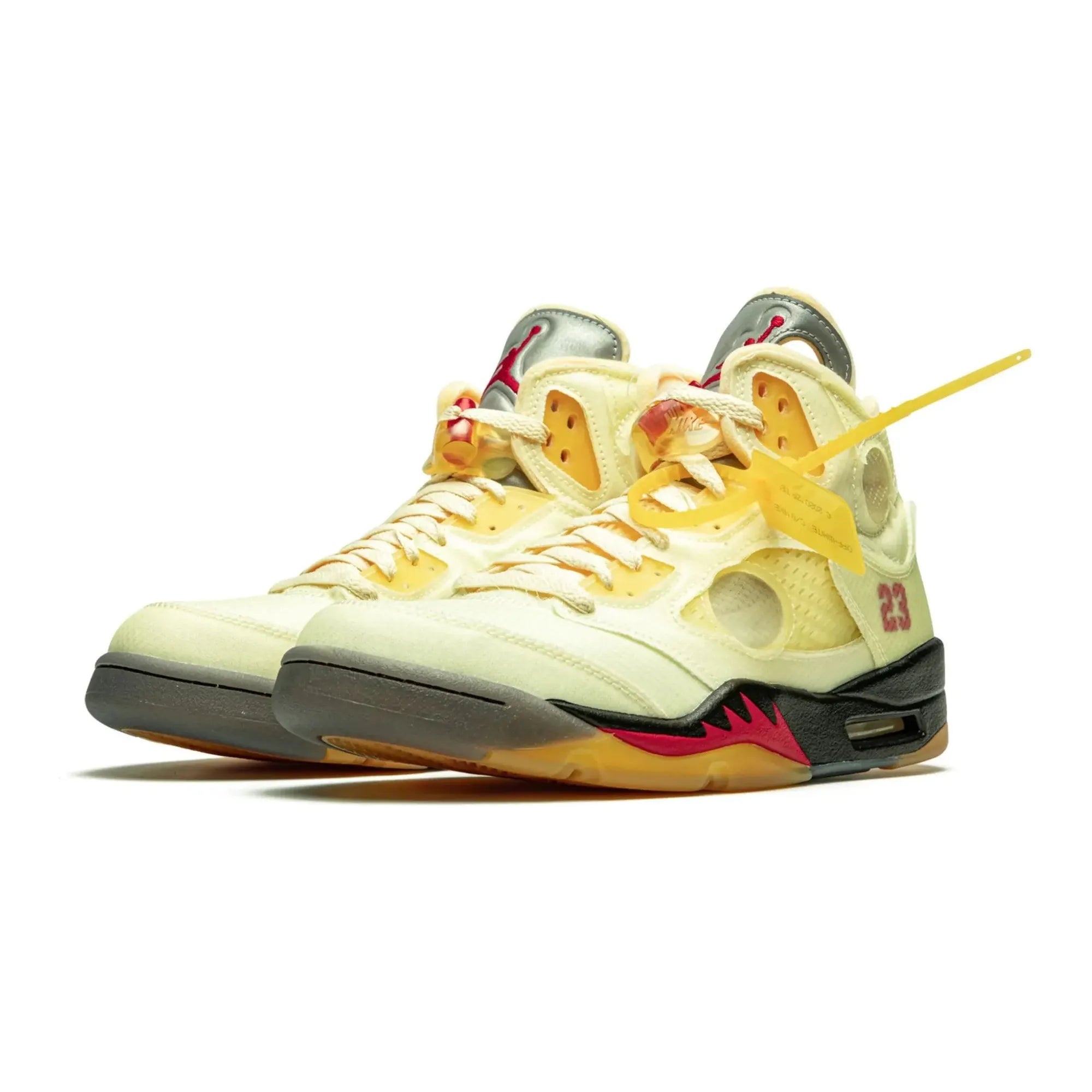 Nike Air Jordan 5 Retro X Off-White "Sail" - street-bill.dk