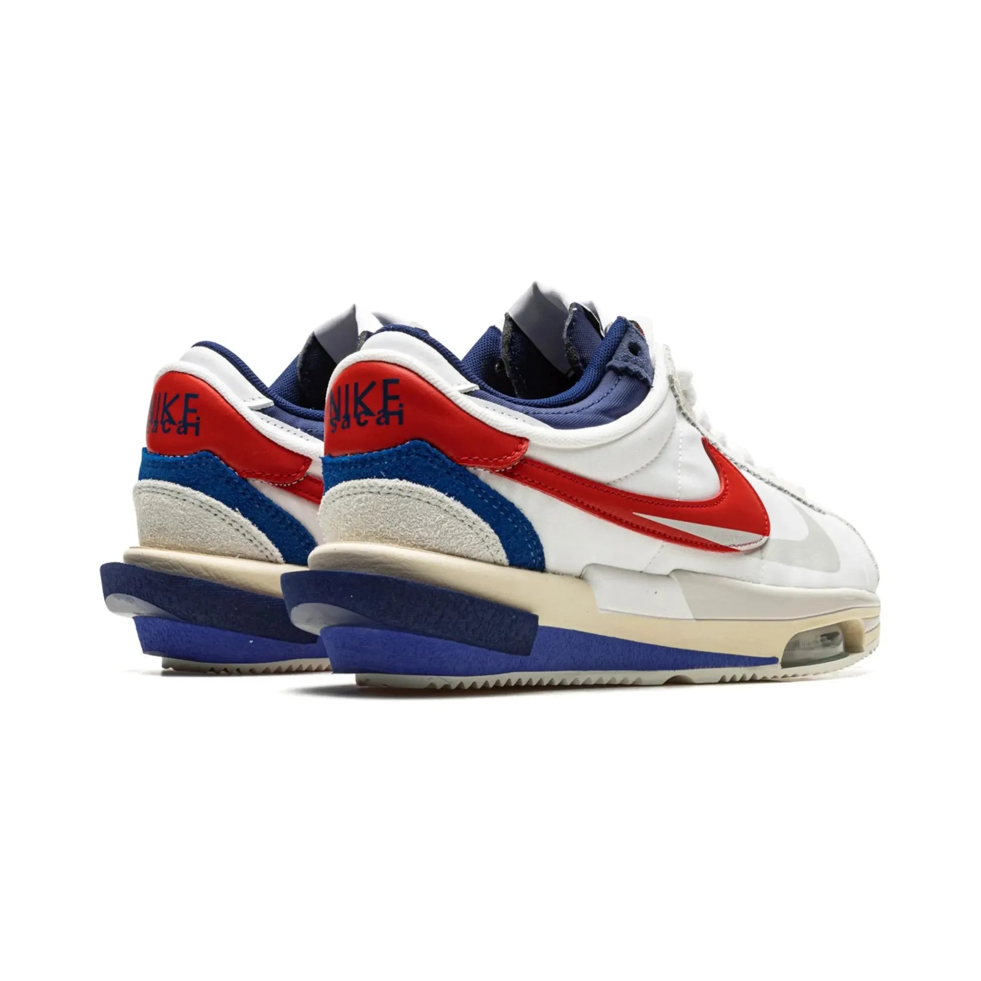 Nike Zoom Cortez SP X Sacai "White University Red Blue" - street-bill.dk