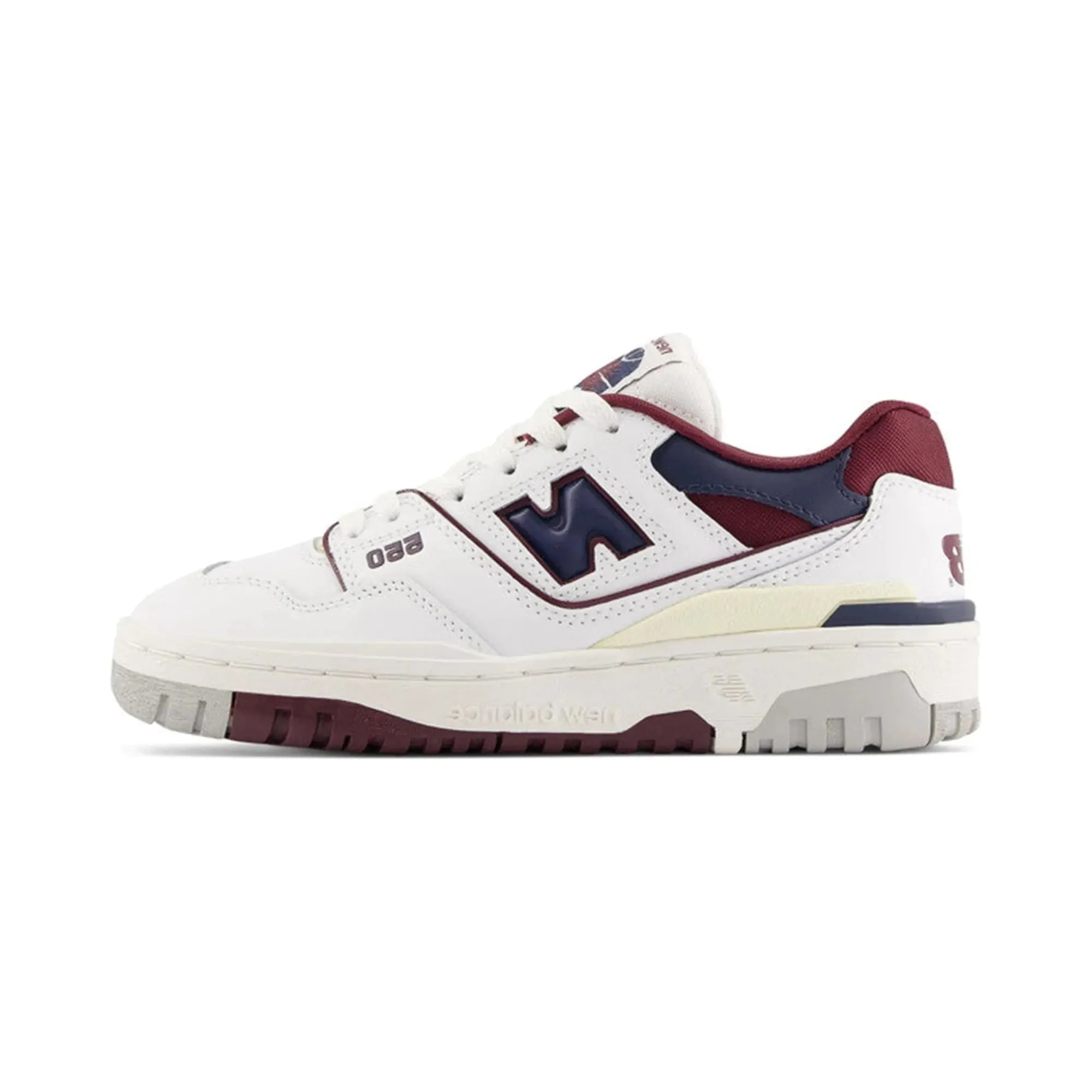 New Balance 550 "White Burgundy Navy" - street-bill.dk