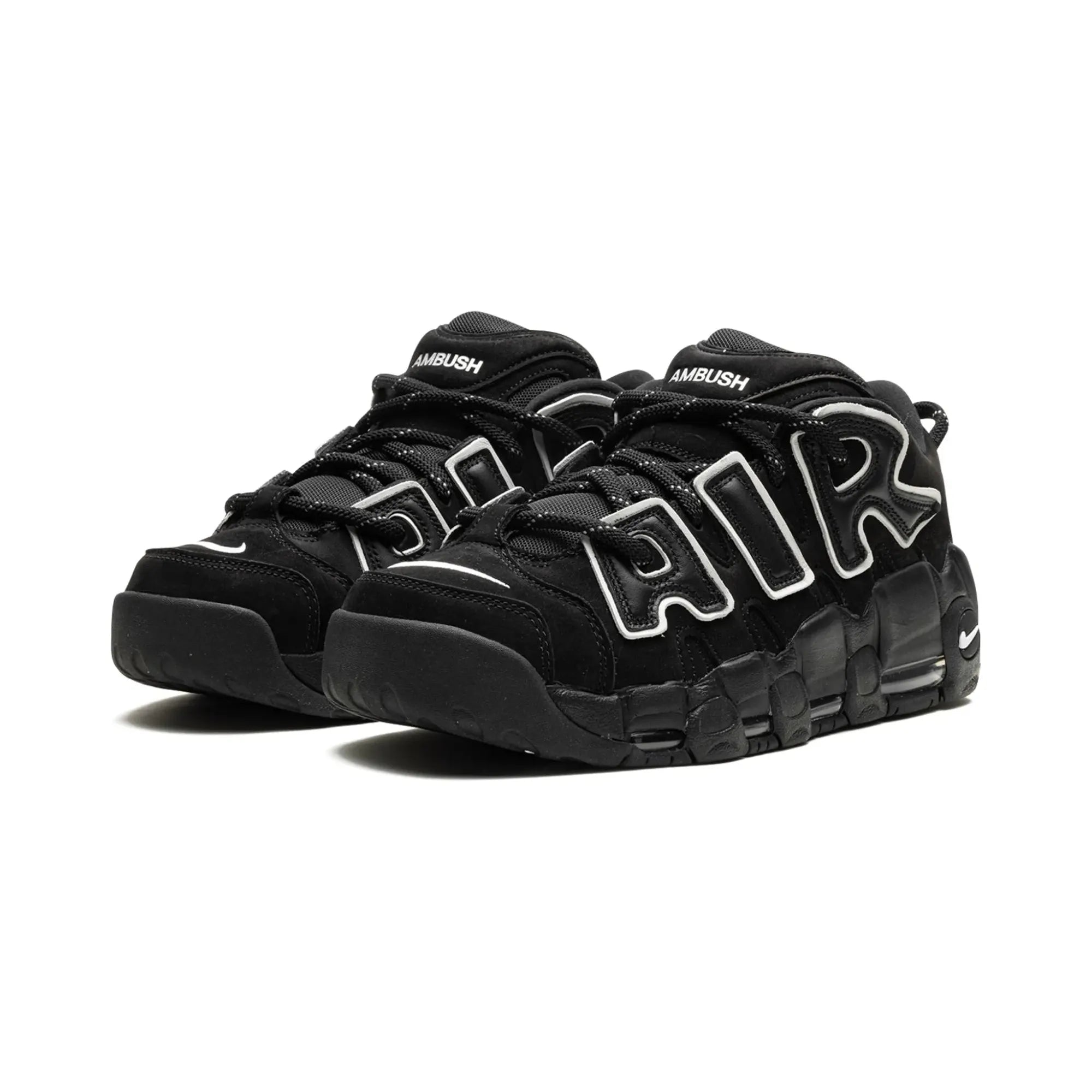 Nike Air More Uptempo Low AMBUSH Black - street-bill.dk