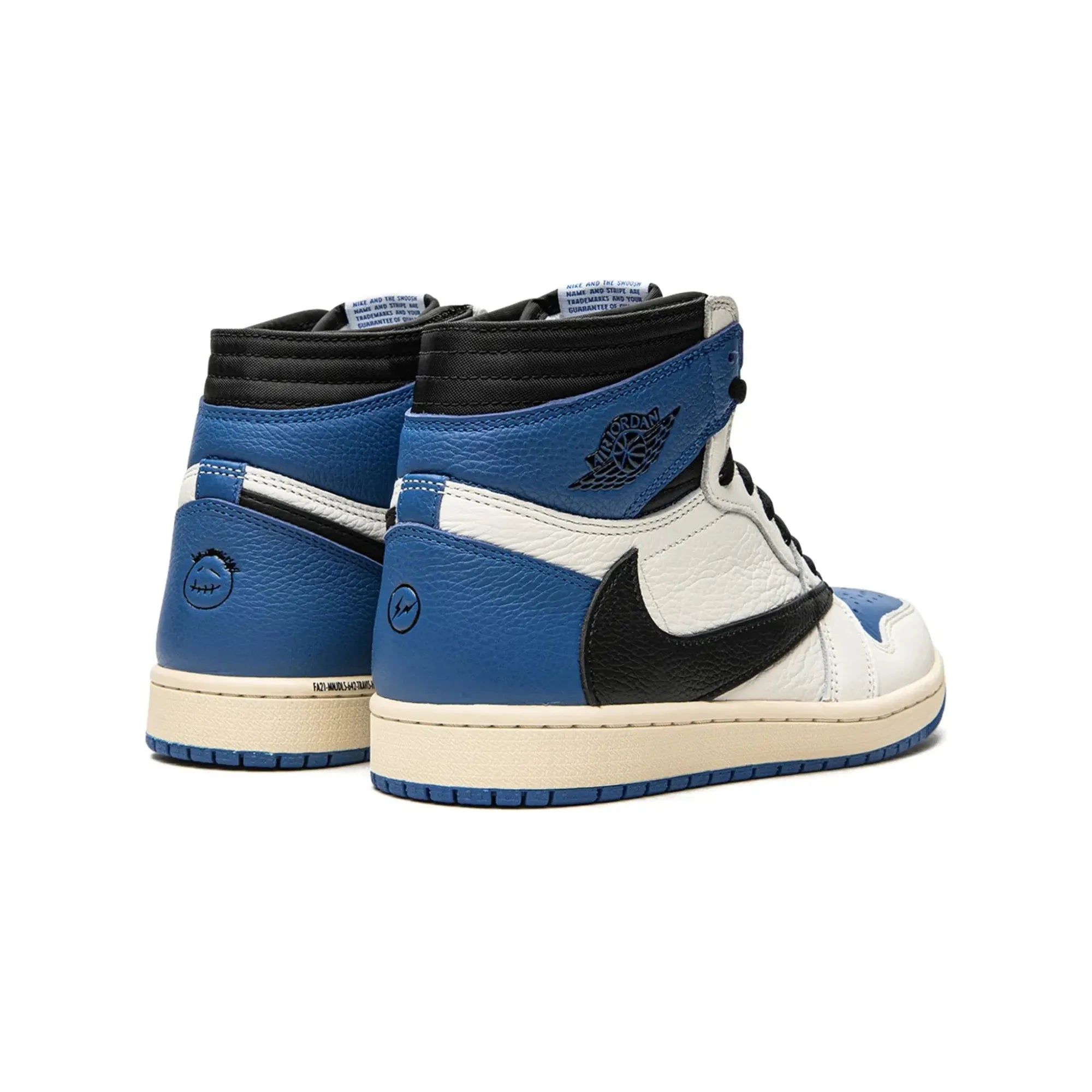 Nike Air Jordan 1 Retro High Travis Scott Fragment "Military Blue" - street-bill.dk