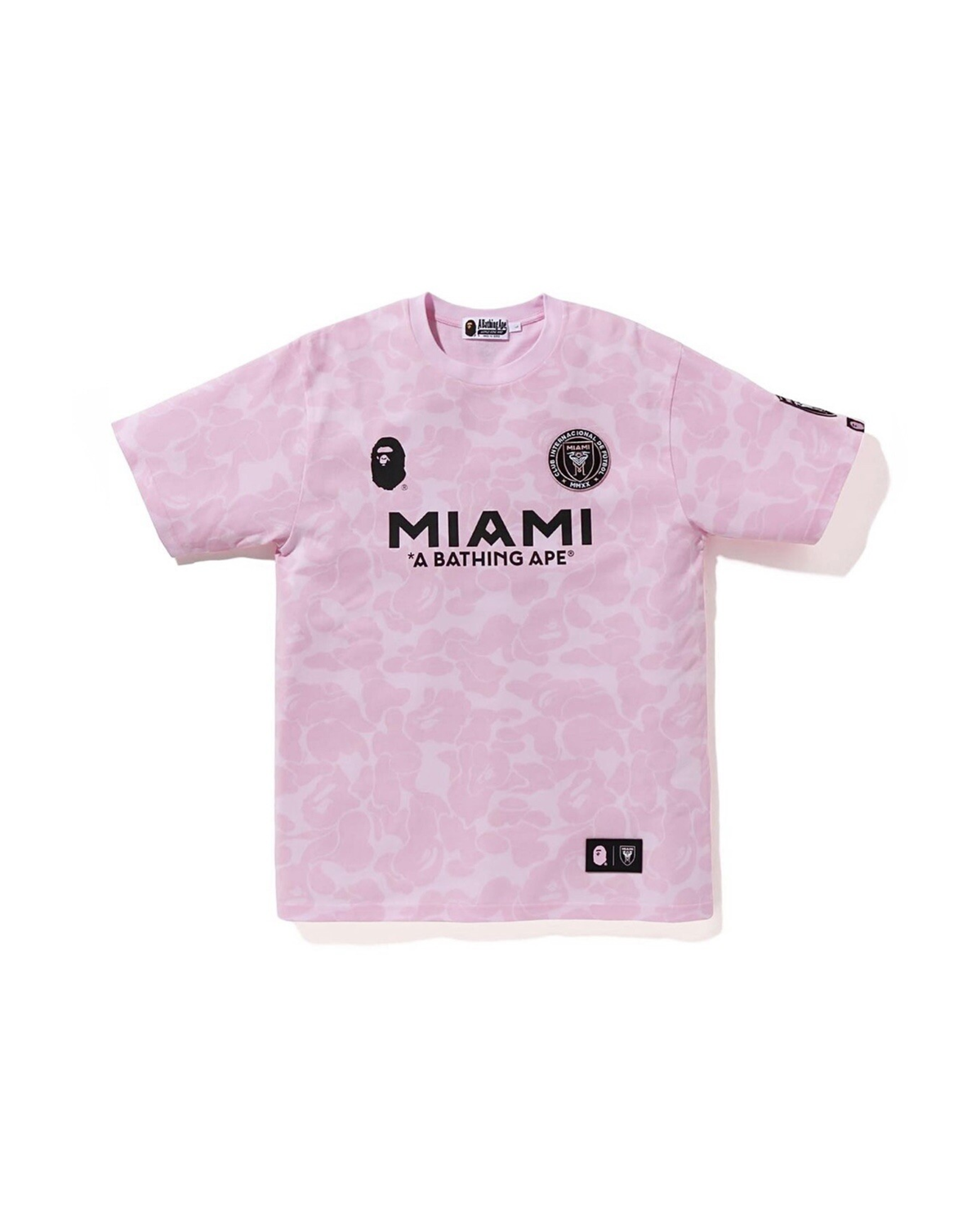 BAPE x Inter Miami CF Camo Tee Pink – Urban Stil