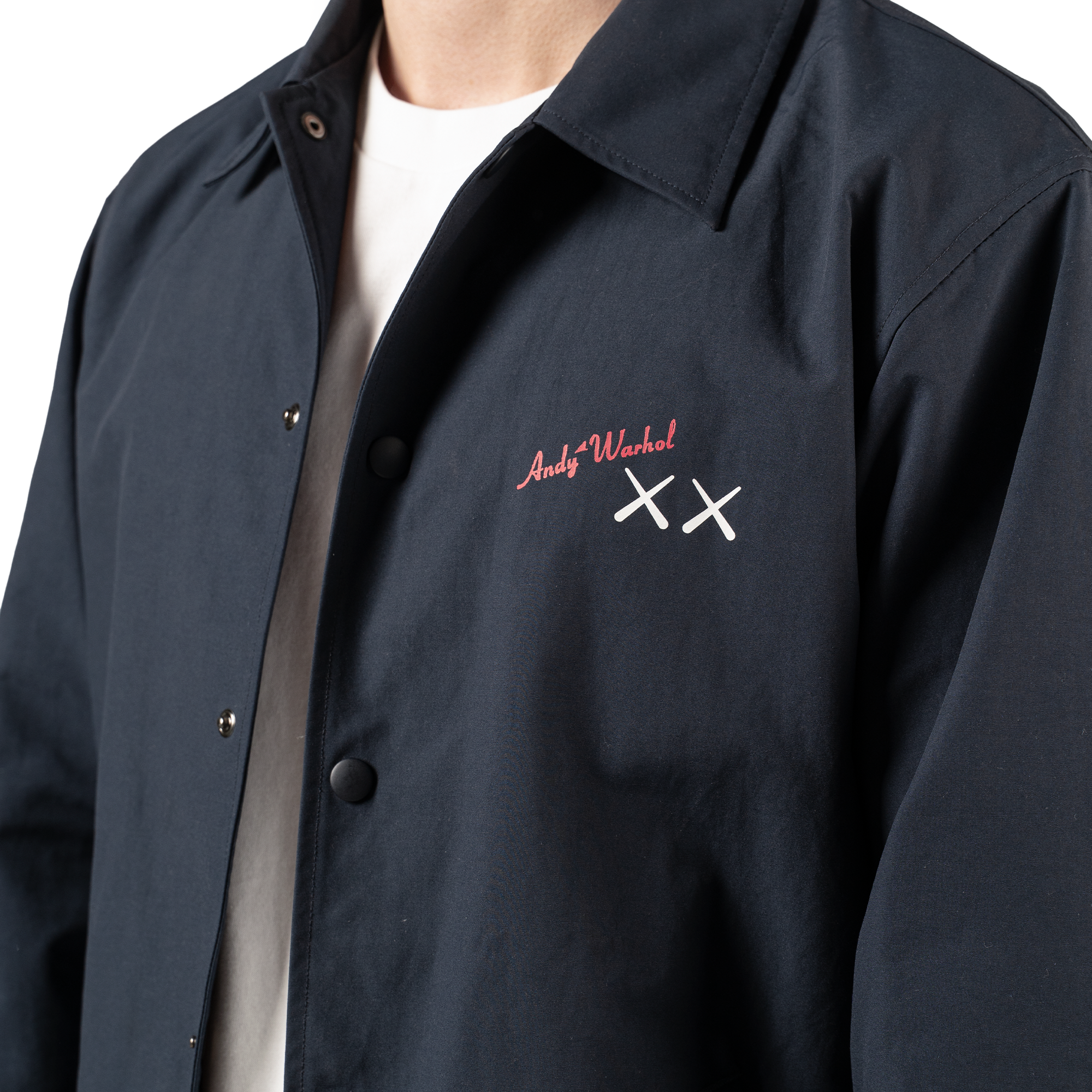 KAWS x Uniqlo Warhol Coach Jacket "Navy"