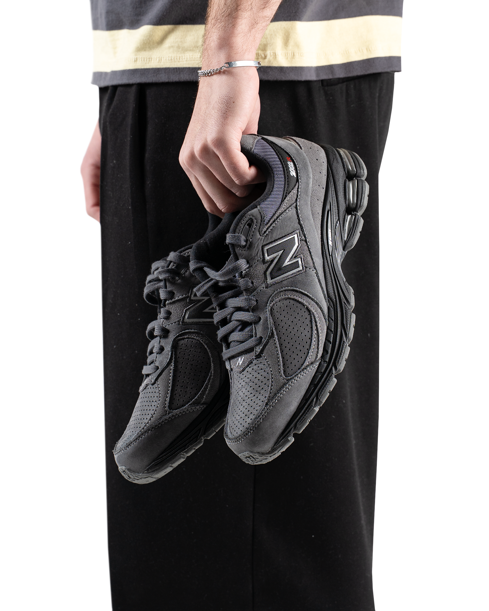 New Balance 2002R Castlerock Black