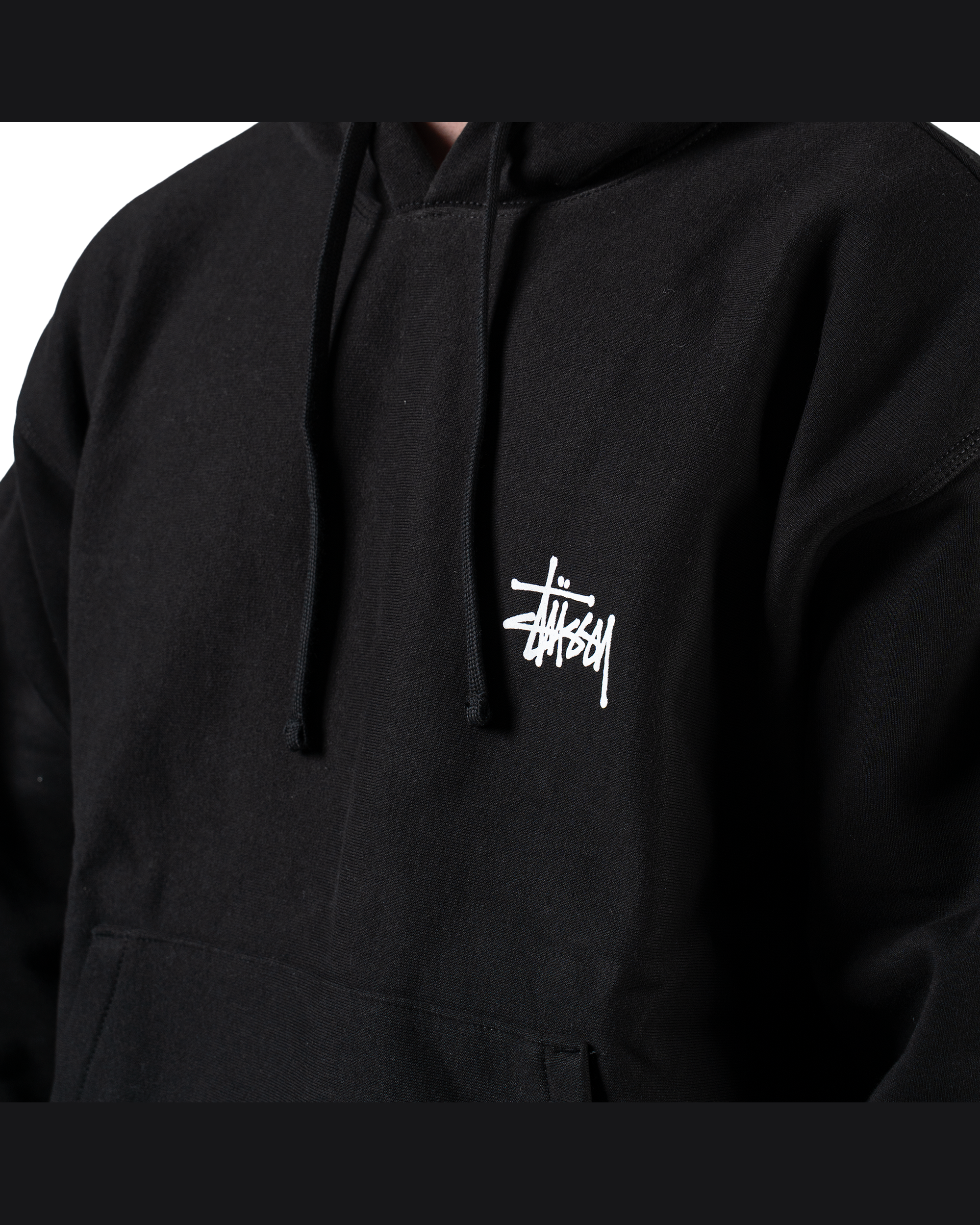Stussy Basic Hoodie Black