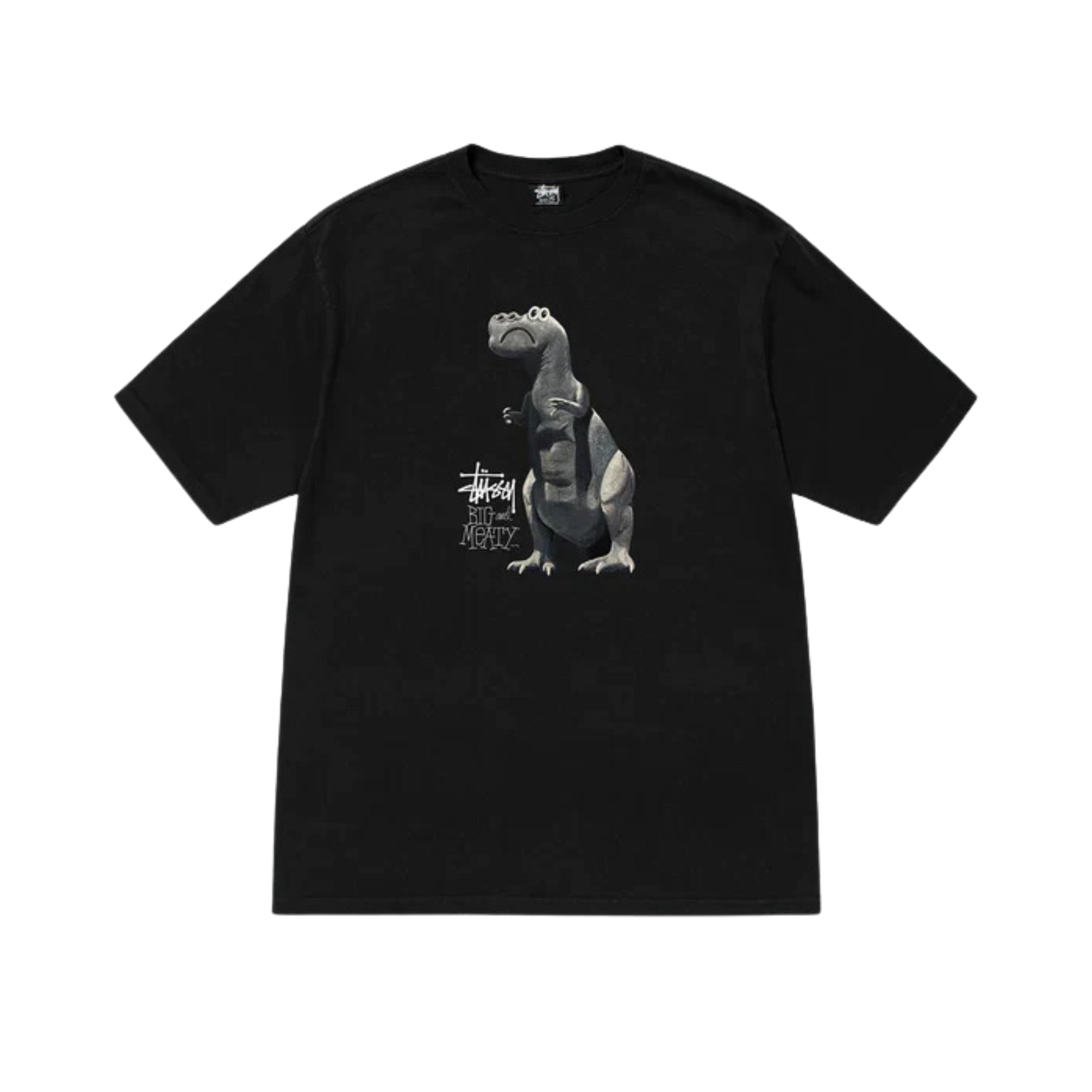 Stüssy Big & Meaty Pigment Dyed T-shirt "Black"