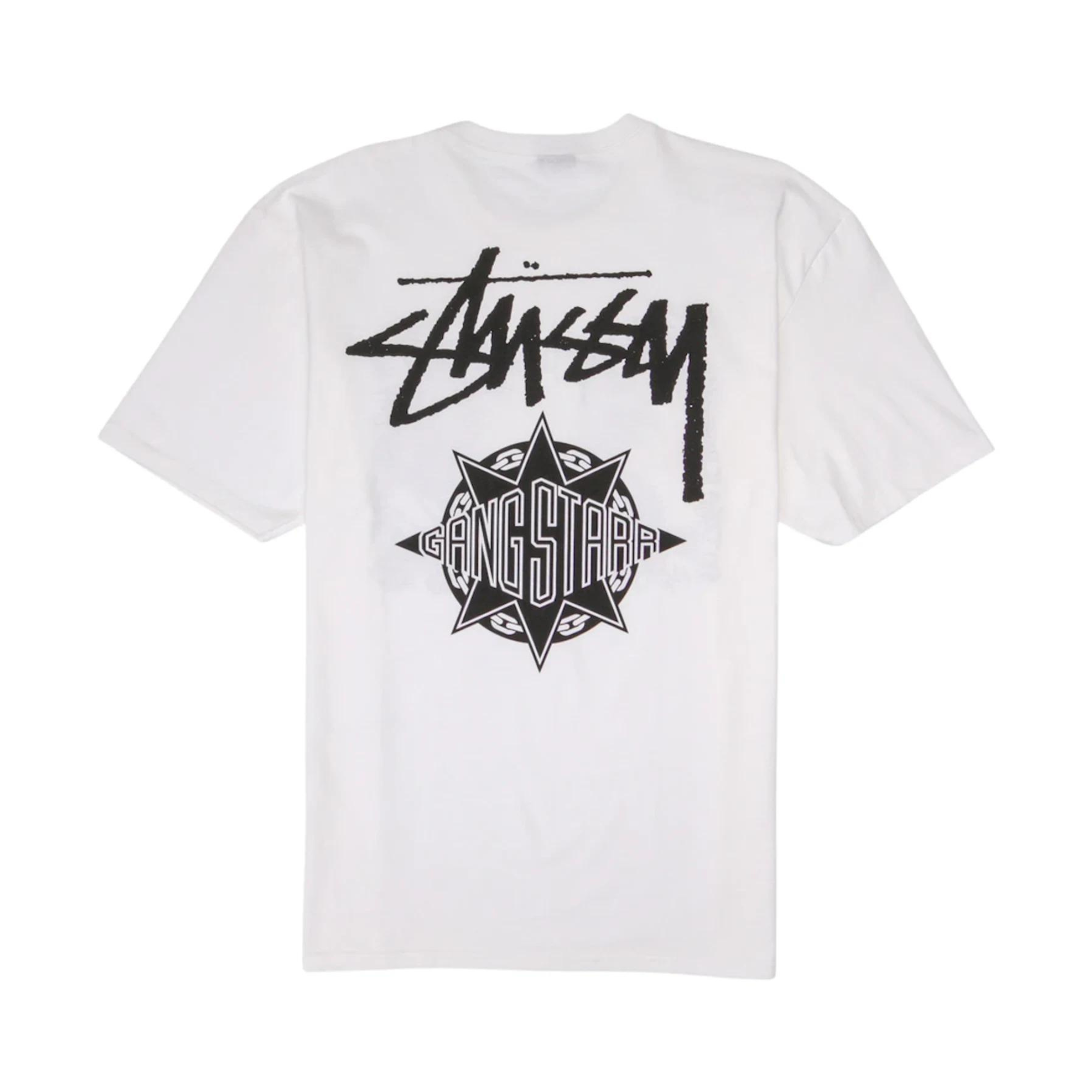 Stüssy Gang Starr Tee "Multicolor/White" - street-bill.dk