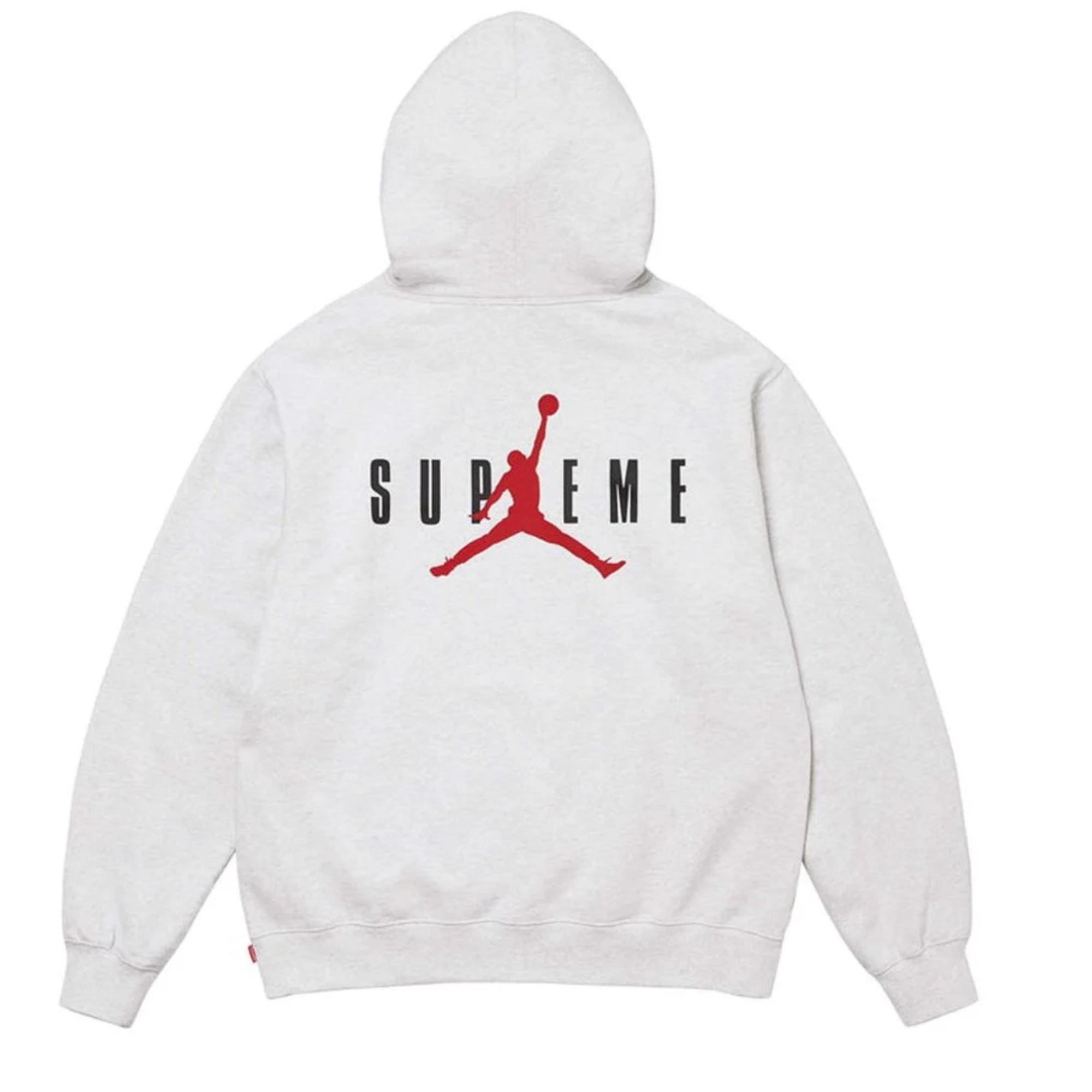 Supreme x Jordan Hoodie Grå back