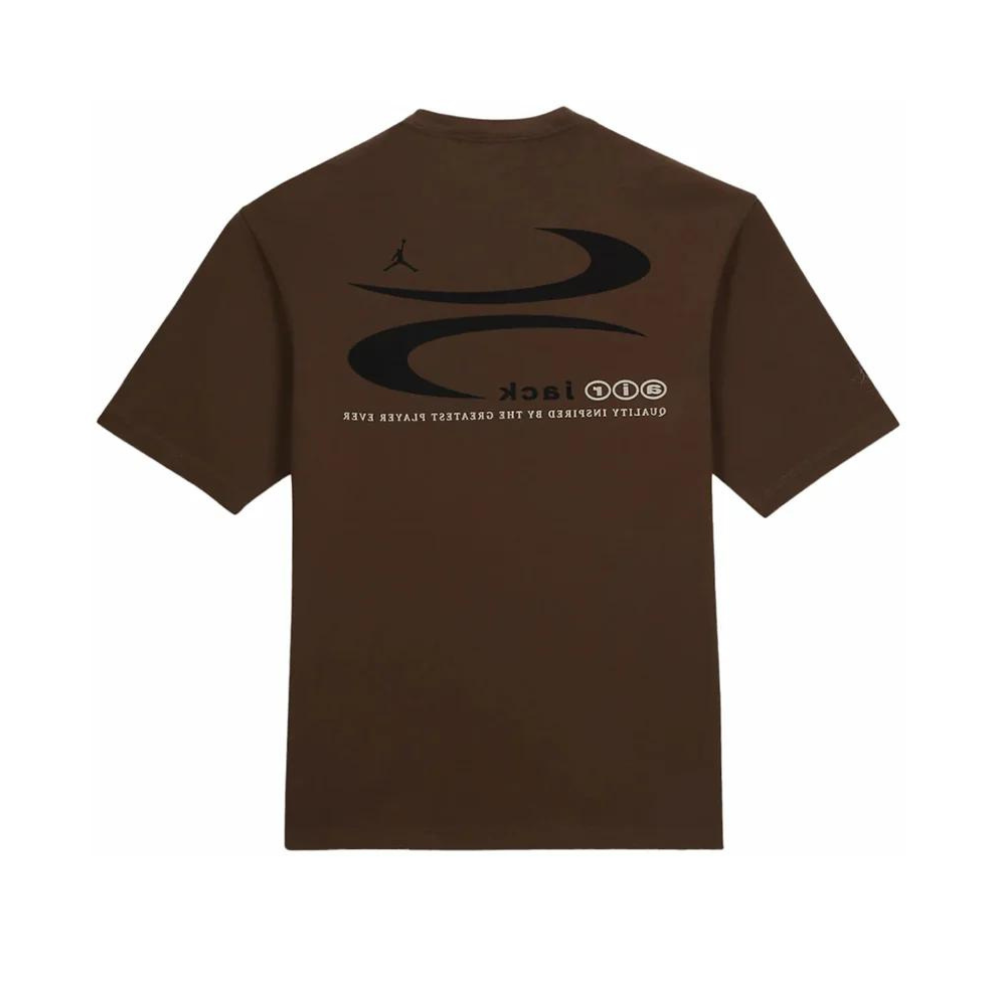 Travis scott t-shirt Brown back