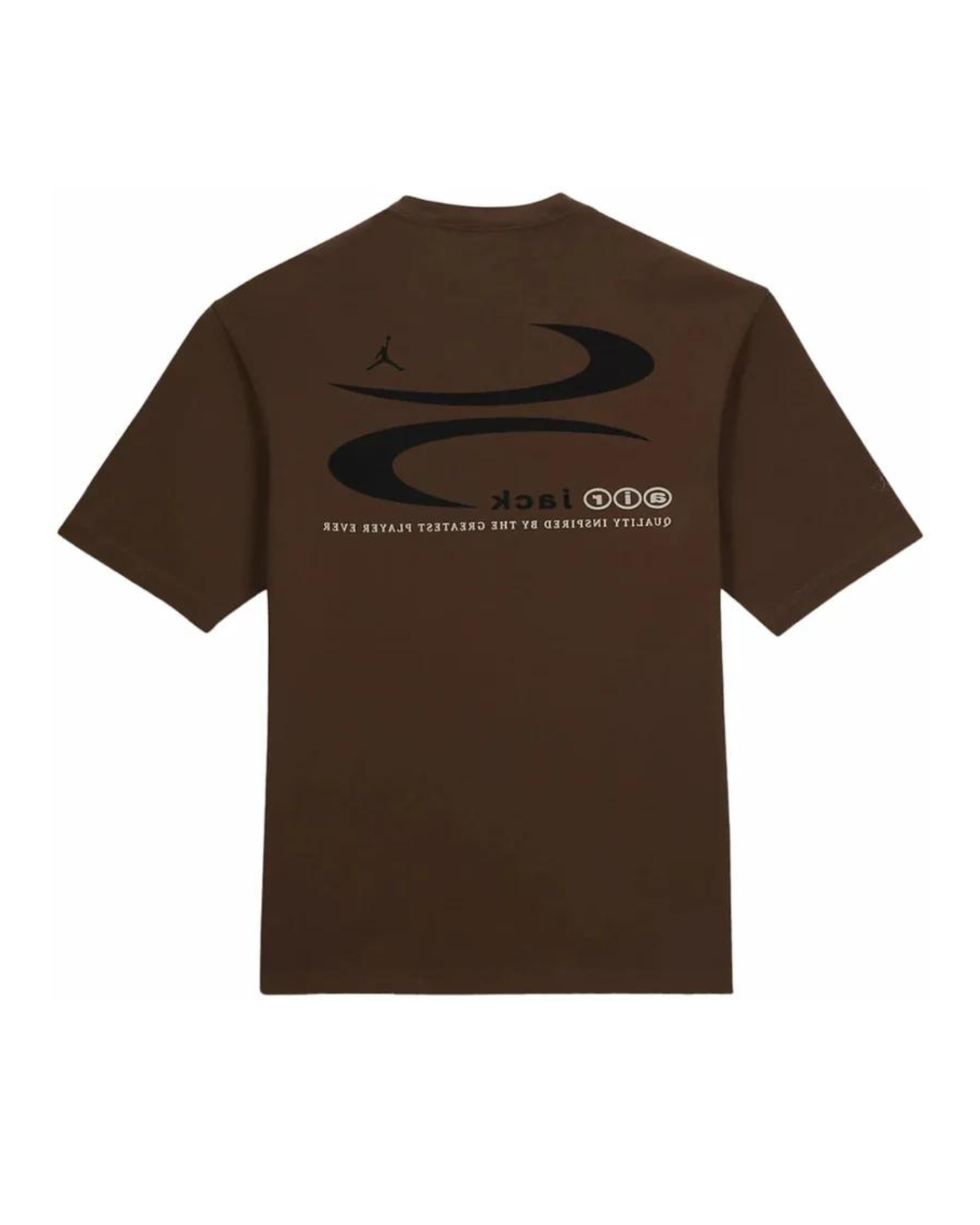 Travis scott t-shirt Brown back
