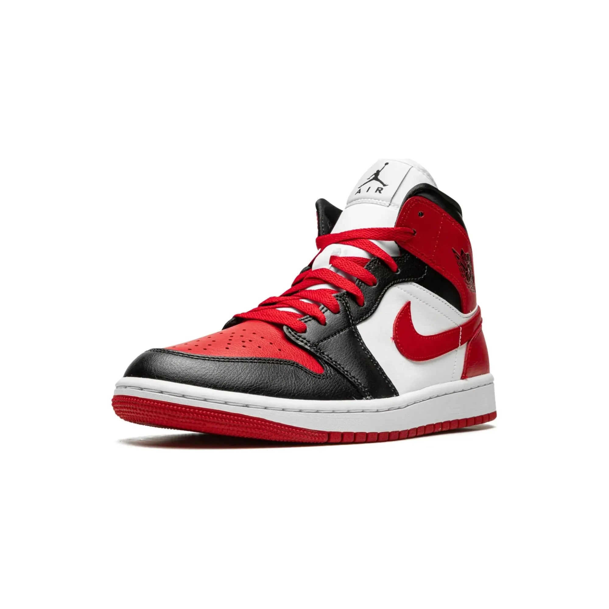 Nike Air Jordan 1 Mid "Alternate Bred Toe" - street-bill.dk