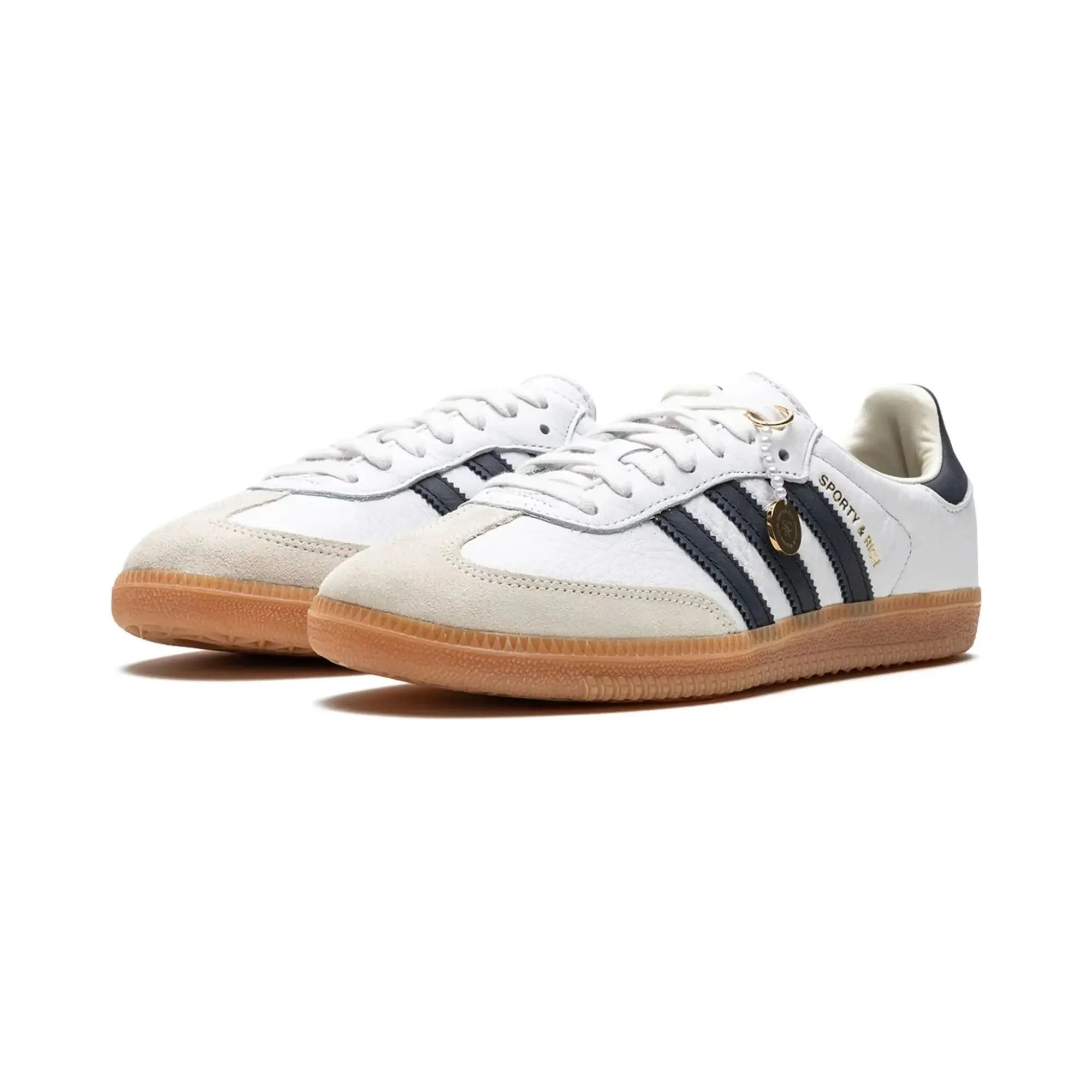 Adidas Samba OG Sporty & Rich "White Black" - street-bill.dk