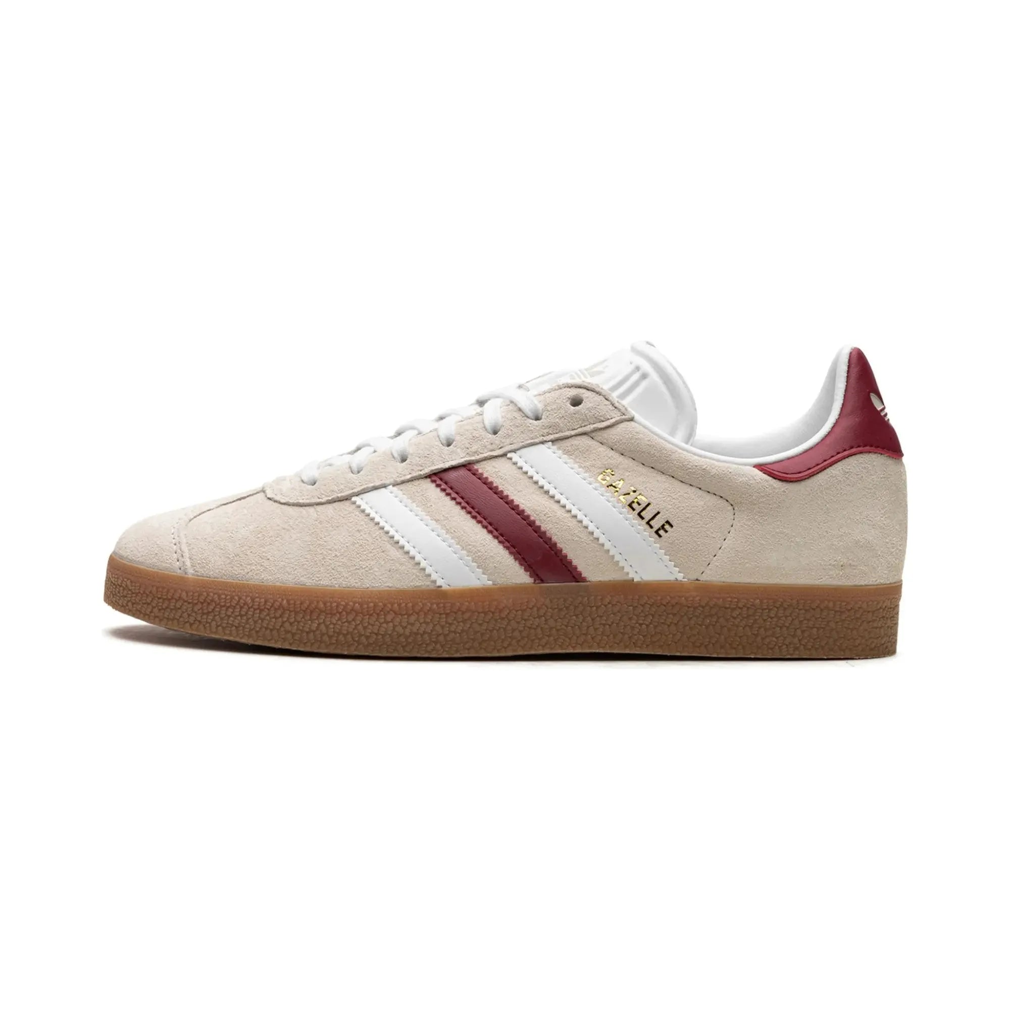 Adidas Gazelle "Aluminum Collegiate Burgundy" - street-bill.dk