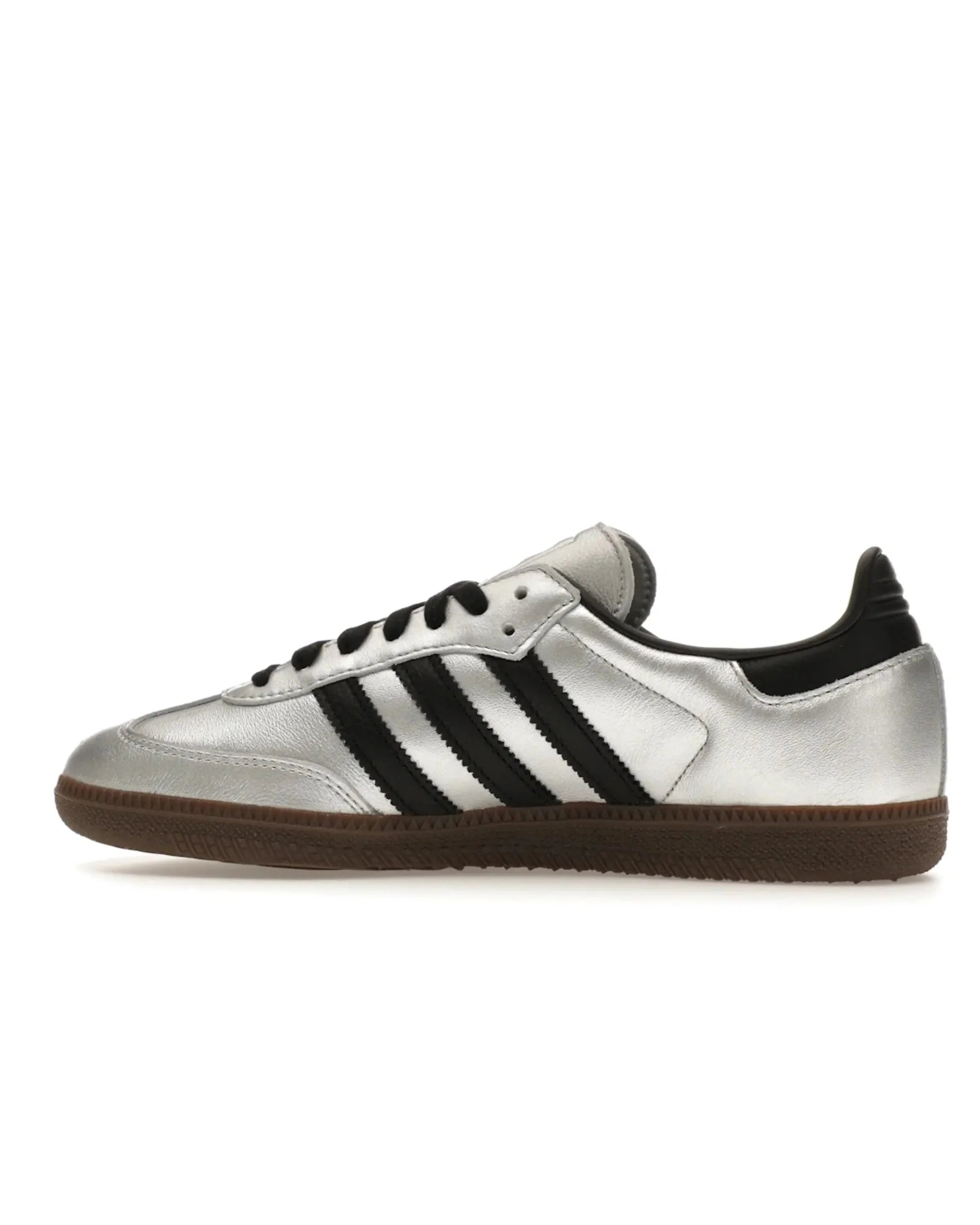adidas Samba OG Silver Metallic Black Gum (Women's)