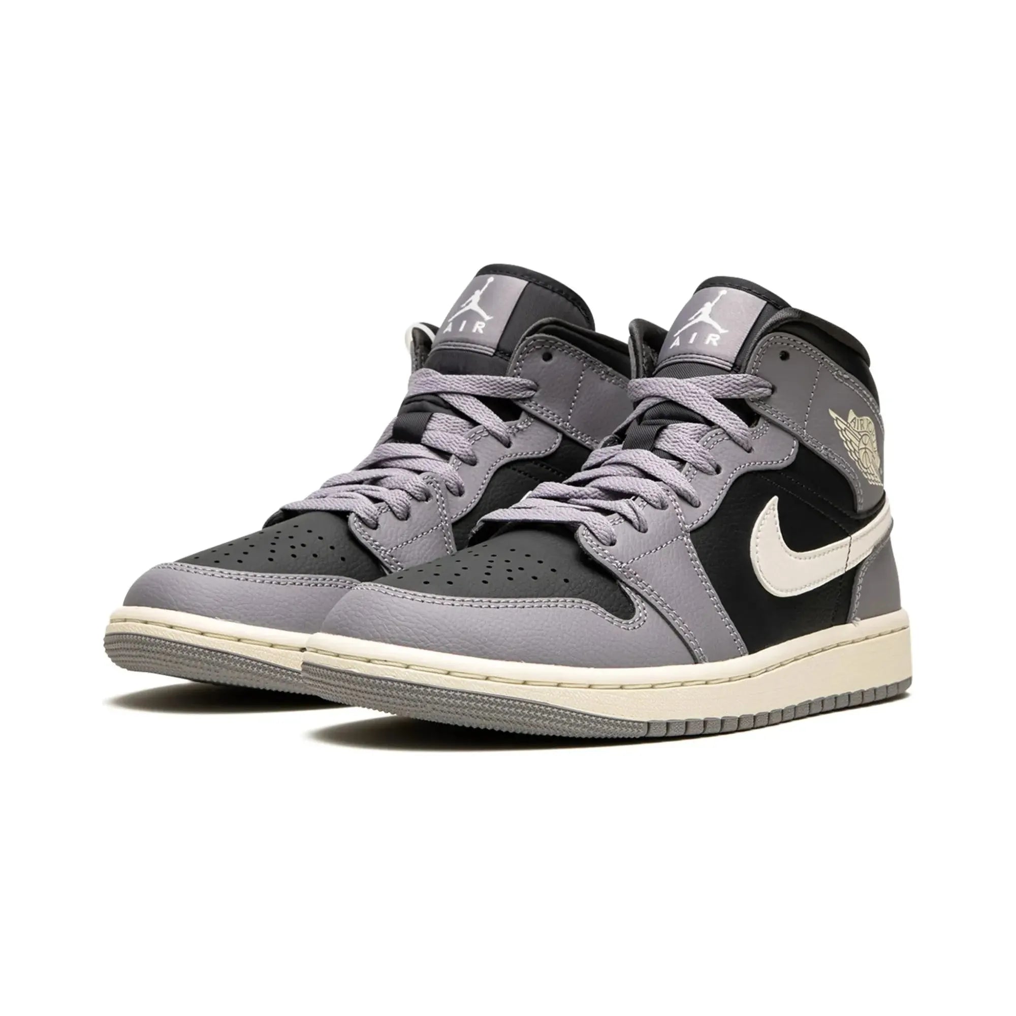 Nike Air Jordan 1 Mid "Cement Grey" - street-bill.dk