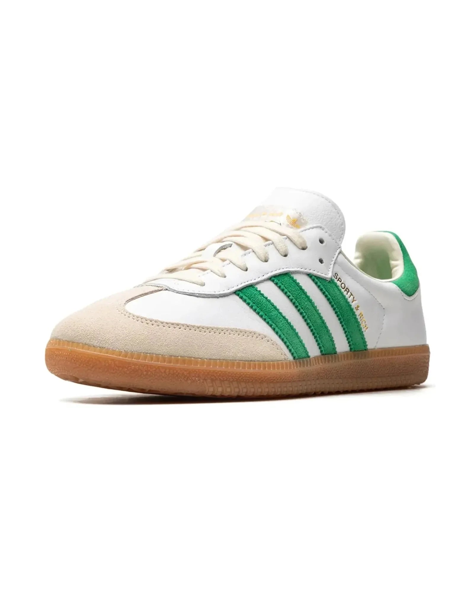 Adidas Samba "Sporty & Rich White Green" - street-bill.dk