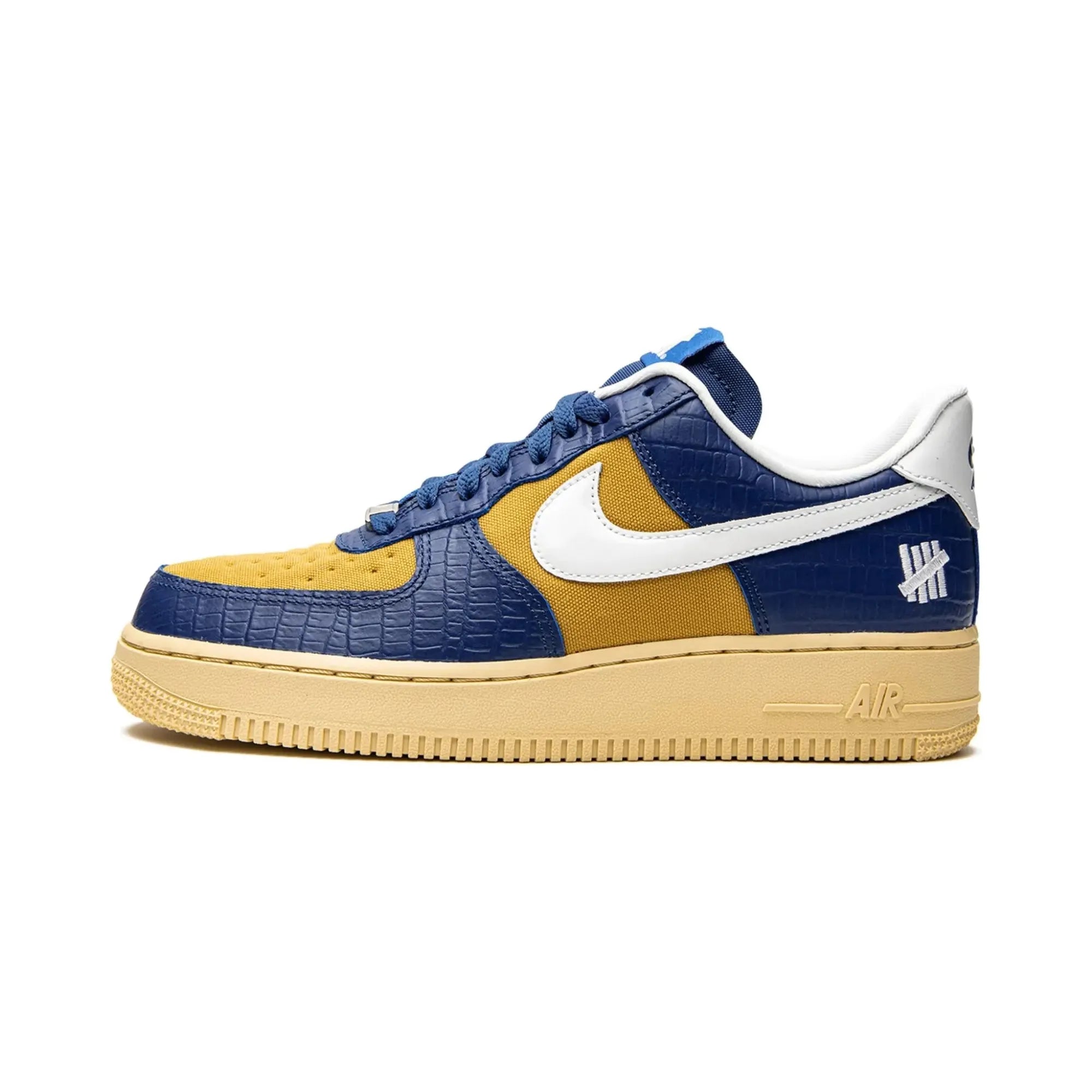 Nike Air Force 1 X UNDEFEATED "5 On It Yellow Croc" - street-bill.dk