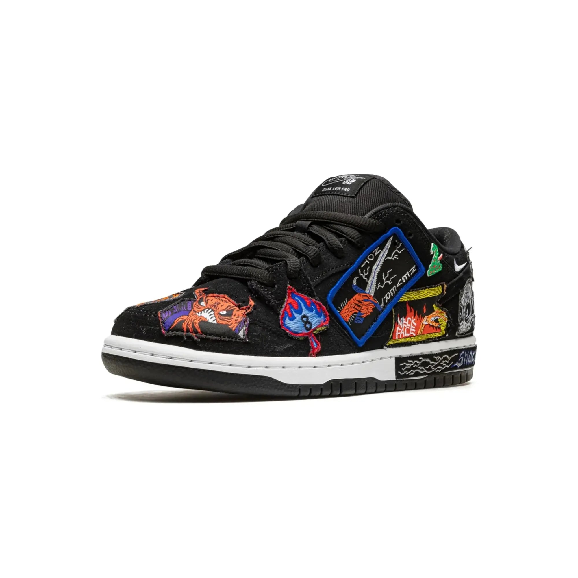 Nike Dunk Low SB X Neckface "Black" - street-bill.dk