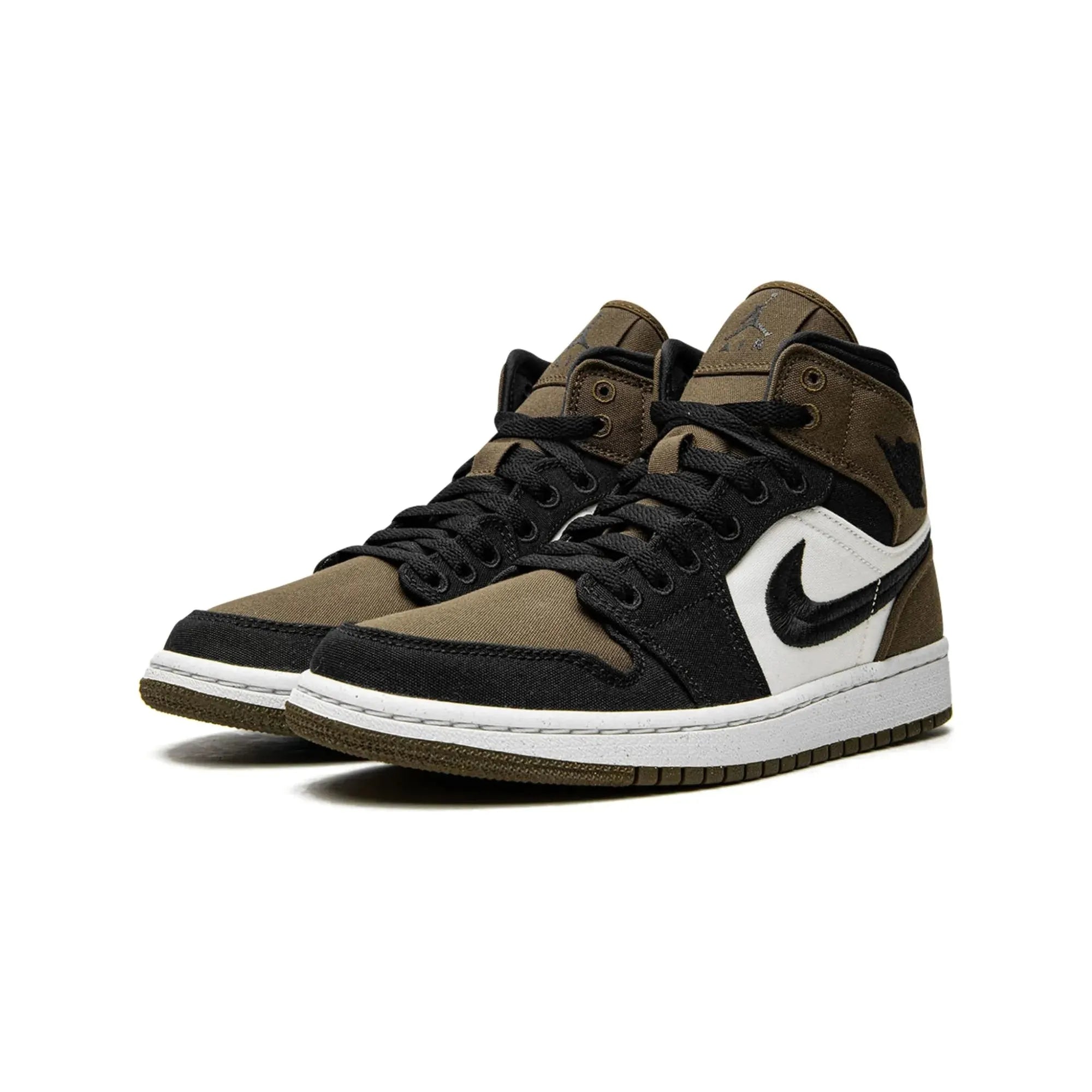 Nike Air Jordan 1 Mid "Olive Toe" - street-bill.dk