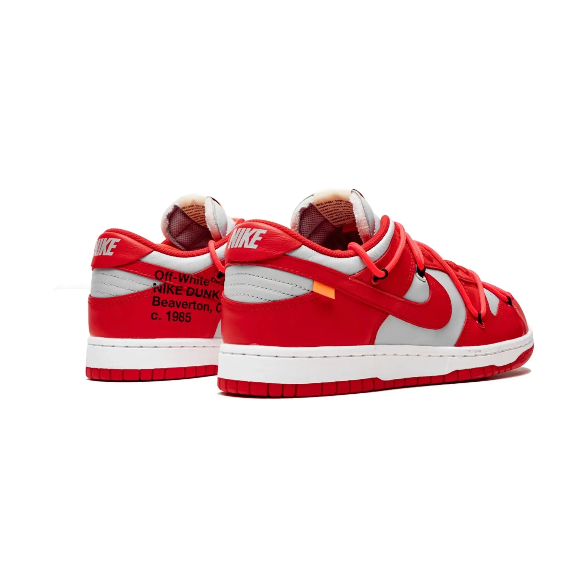 Nike Dunk Low X Off-White "University Red" - street-bill.dk