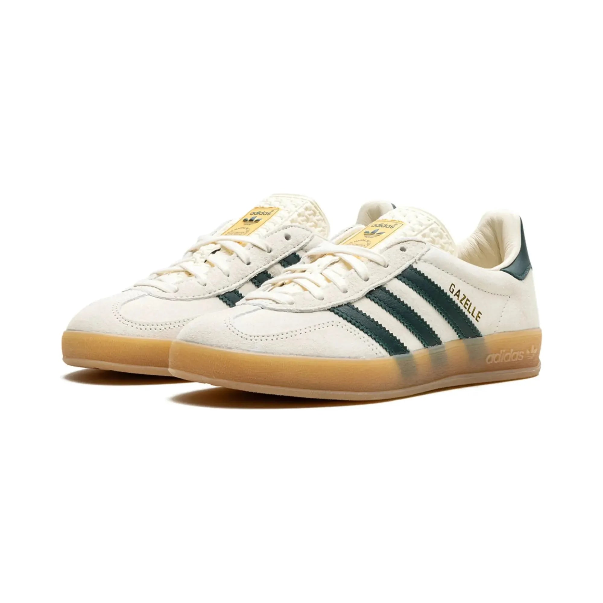 adidas Gazelle Indoor Cream White Collegiate Green Gum