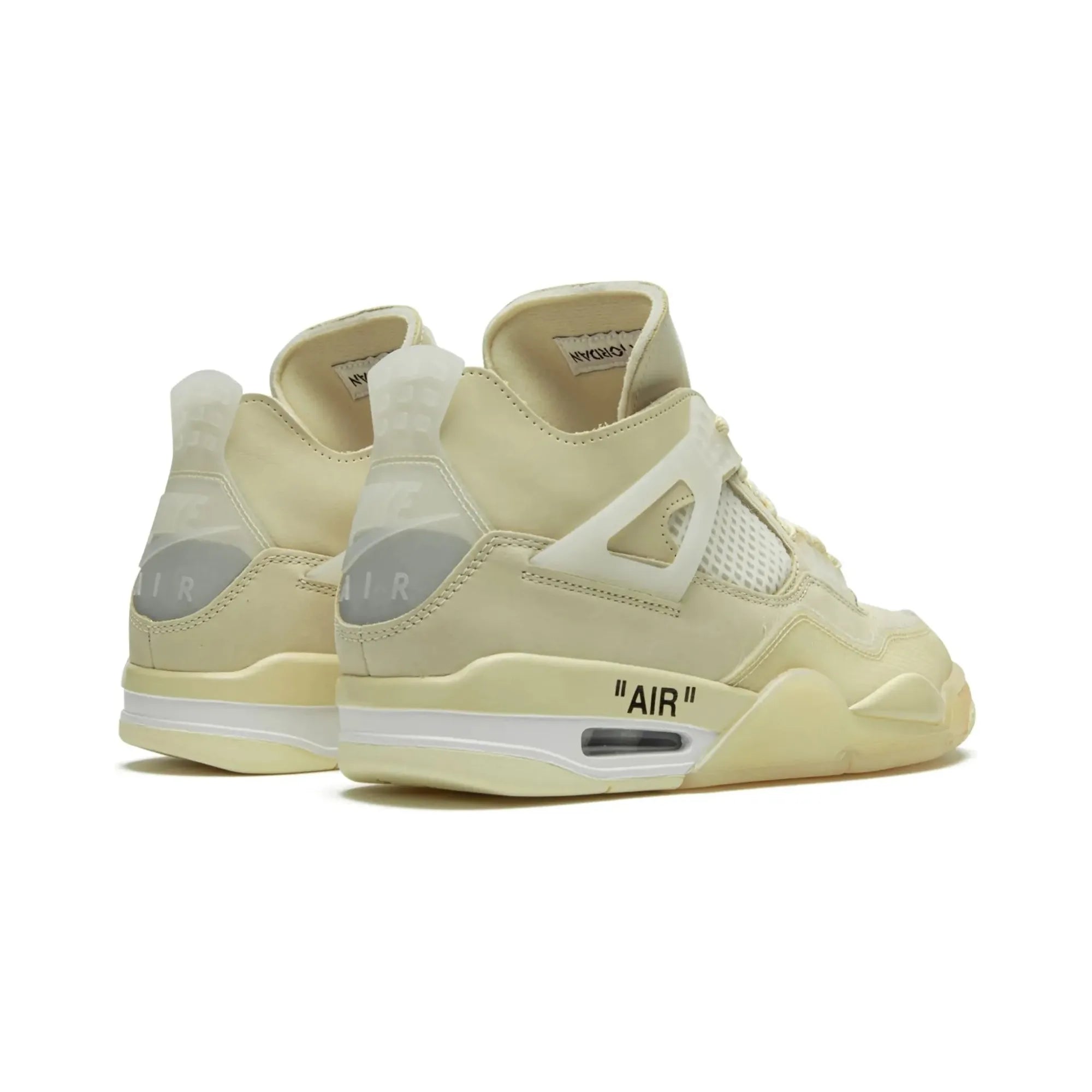Nike Air Jordan 4 Retro X Off-White "Sail" - street-bill.dk