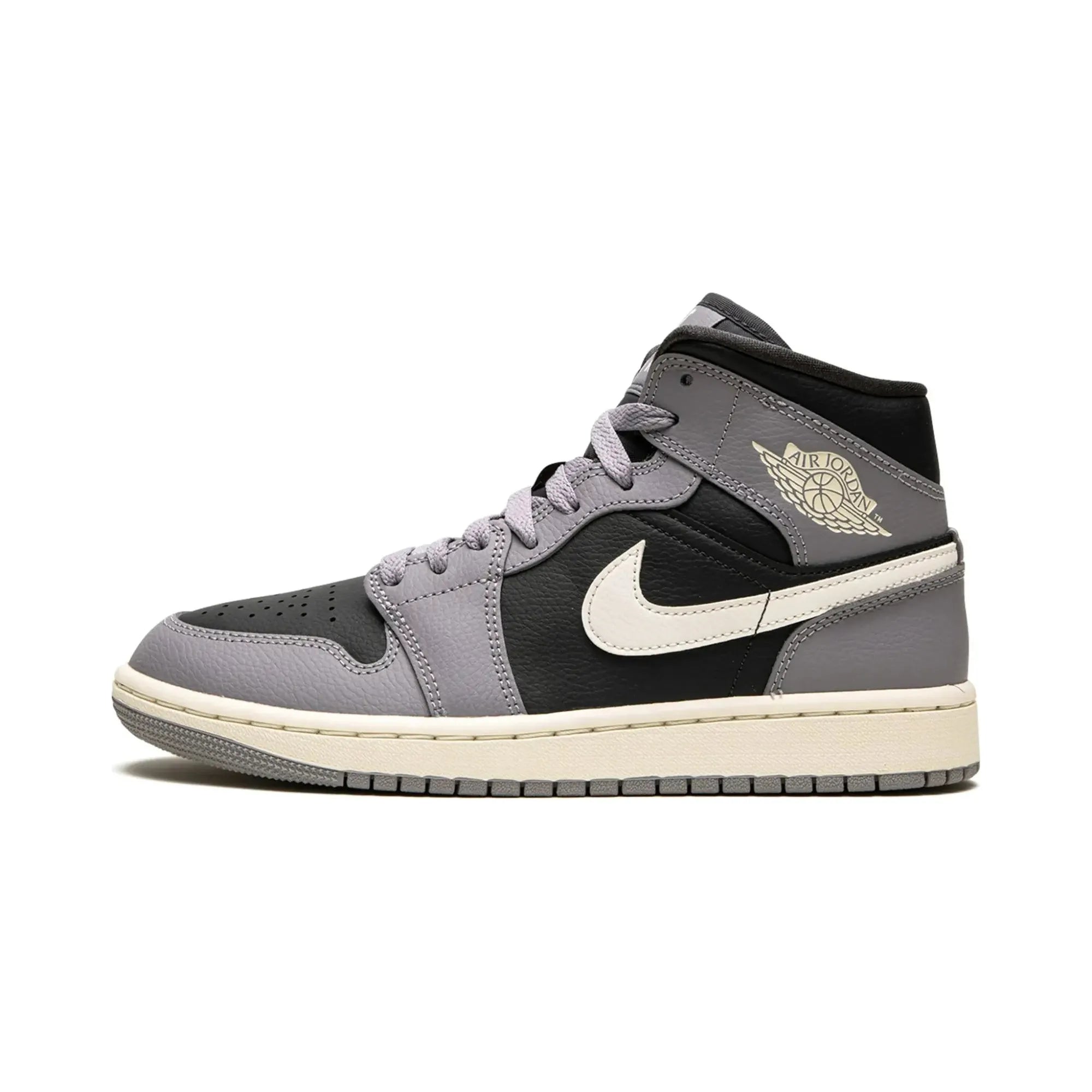 Nike Air Jordan 1 Mid "Cement Grey" - street-bill.dk