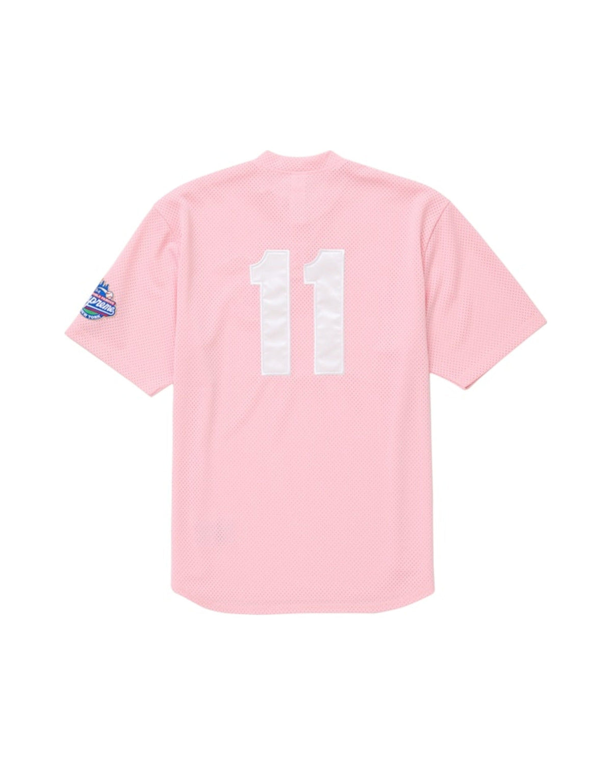 Supreme S Logo Baseball Henley Jersey (SS25) Pink