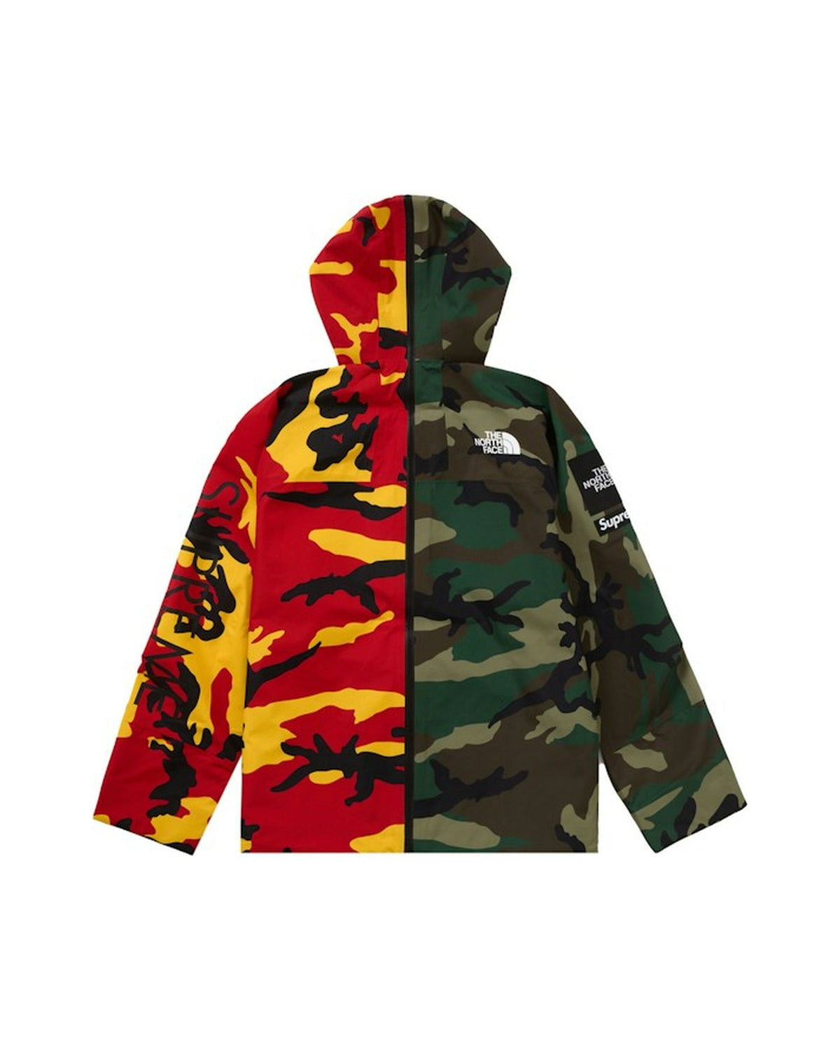 Supreme The North Face Split Taped Seam Shell Jacket Woodland Camo