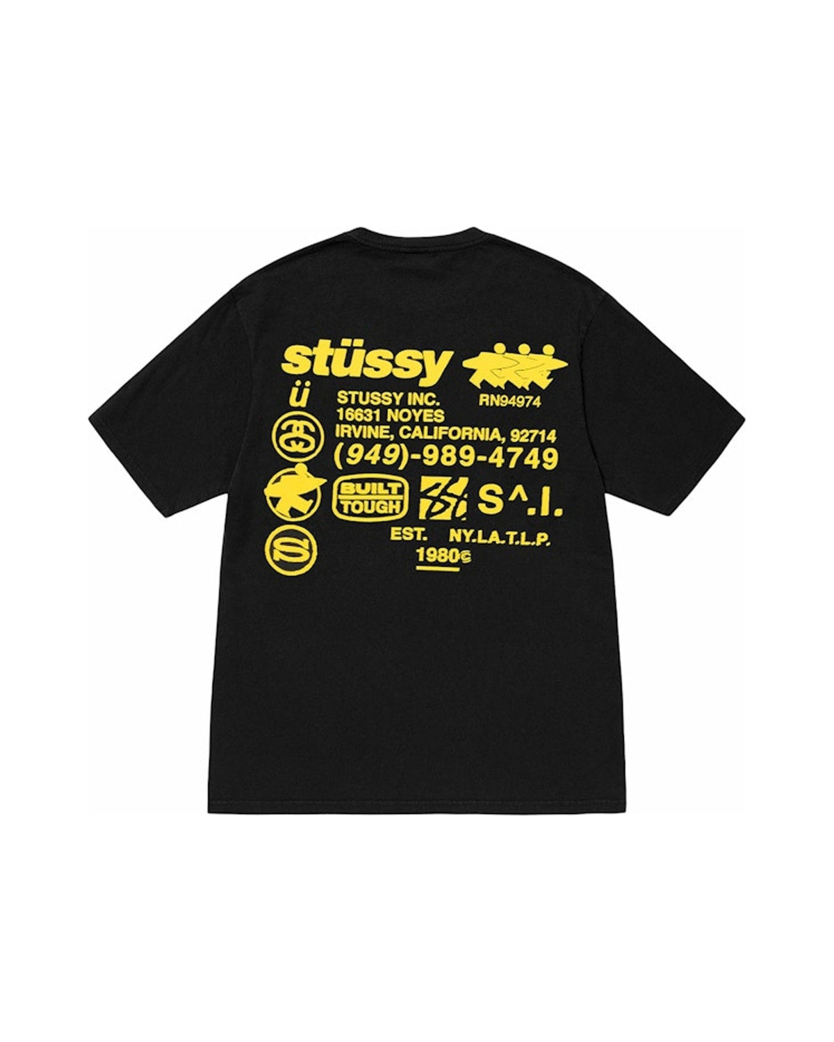 Stussy DNA Pigment Dyed Tee Black