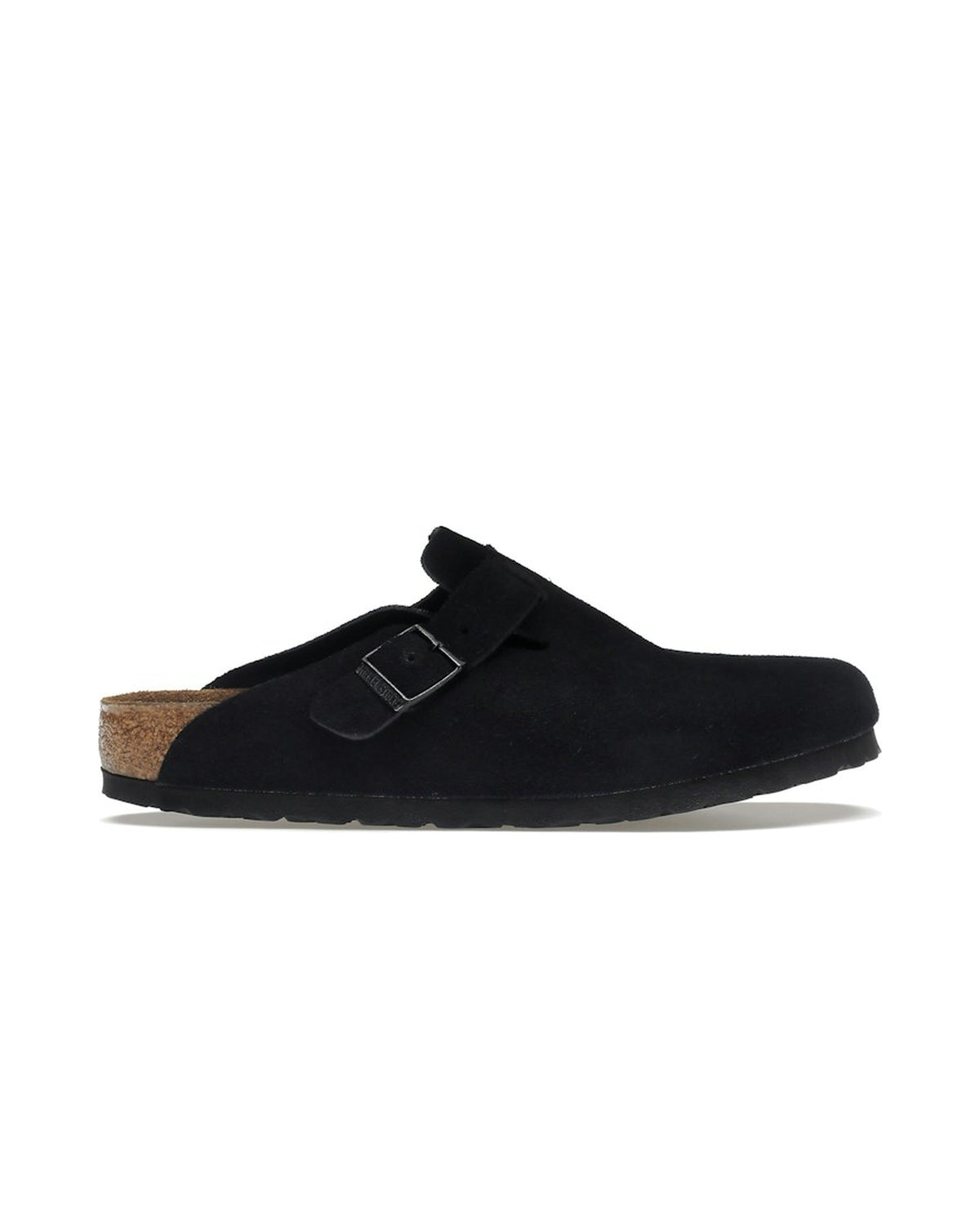 Birkenstock Boston Soft Footbed Suede Black