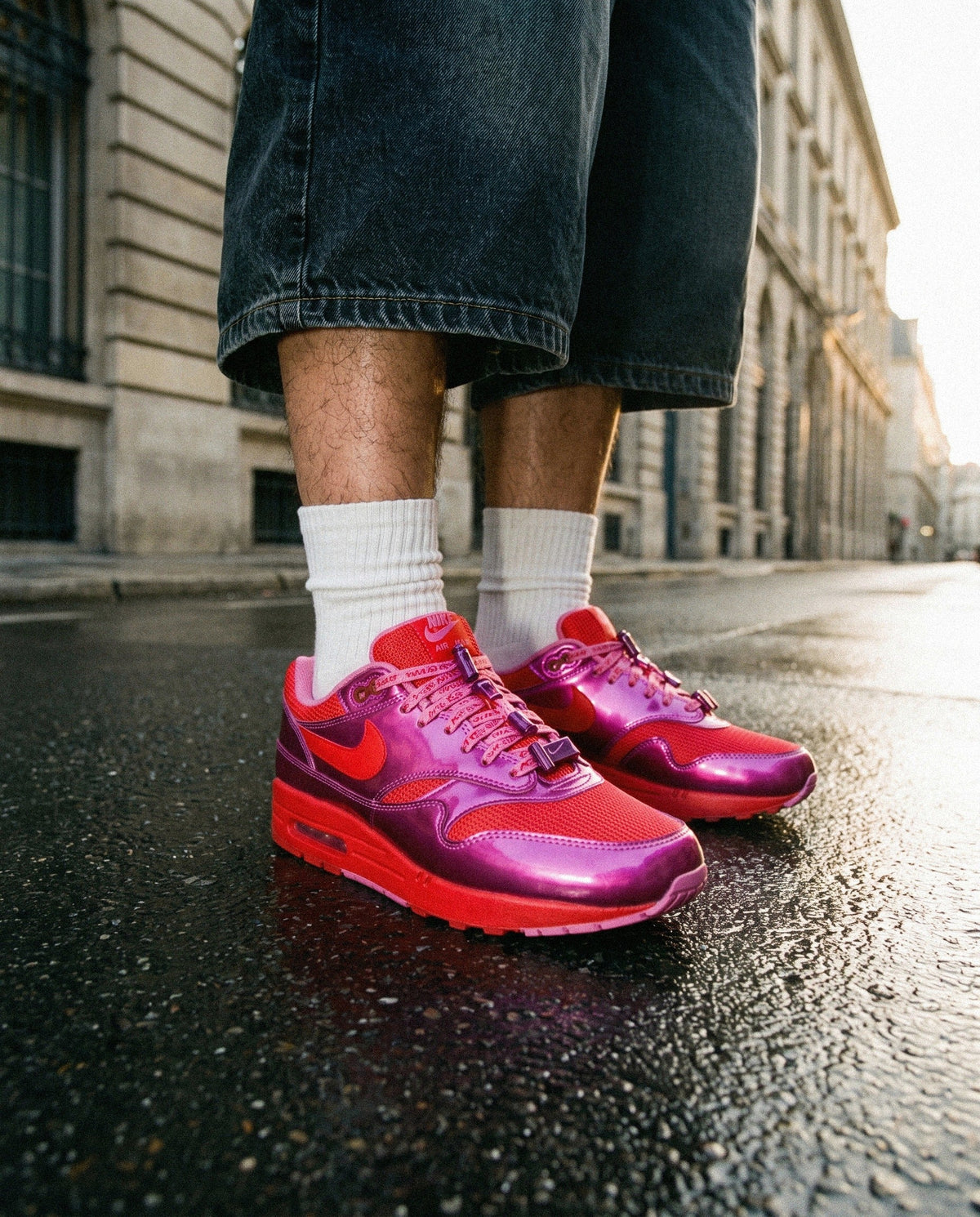 Nike Air Max 1 PRM Valentine’s Day Playful Pink - on foot